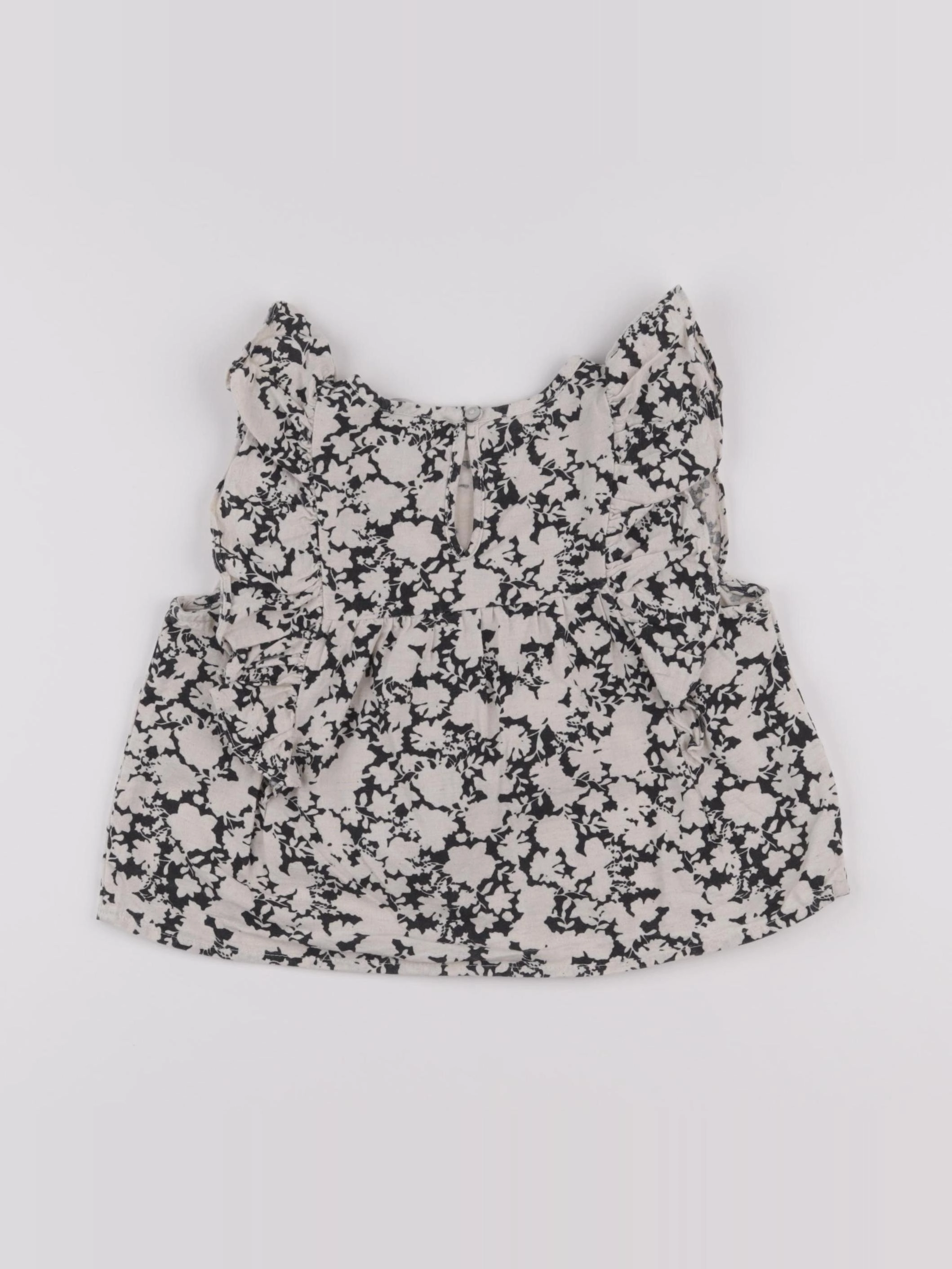 Mango - blouse beige, noir - 6 ans