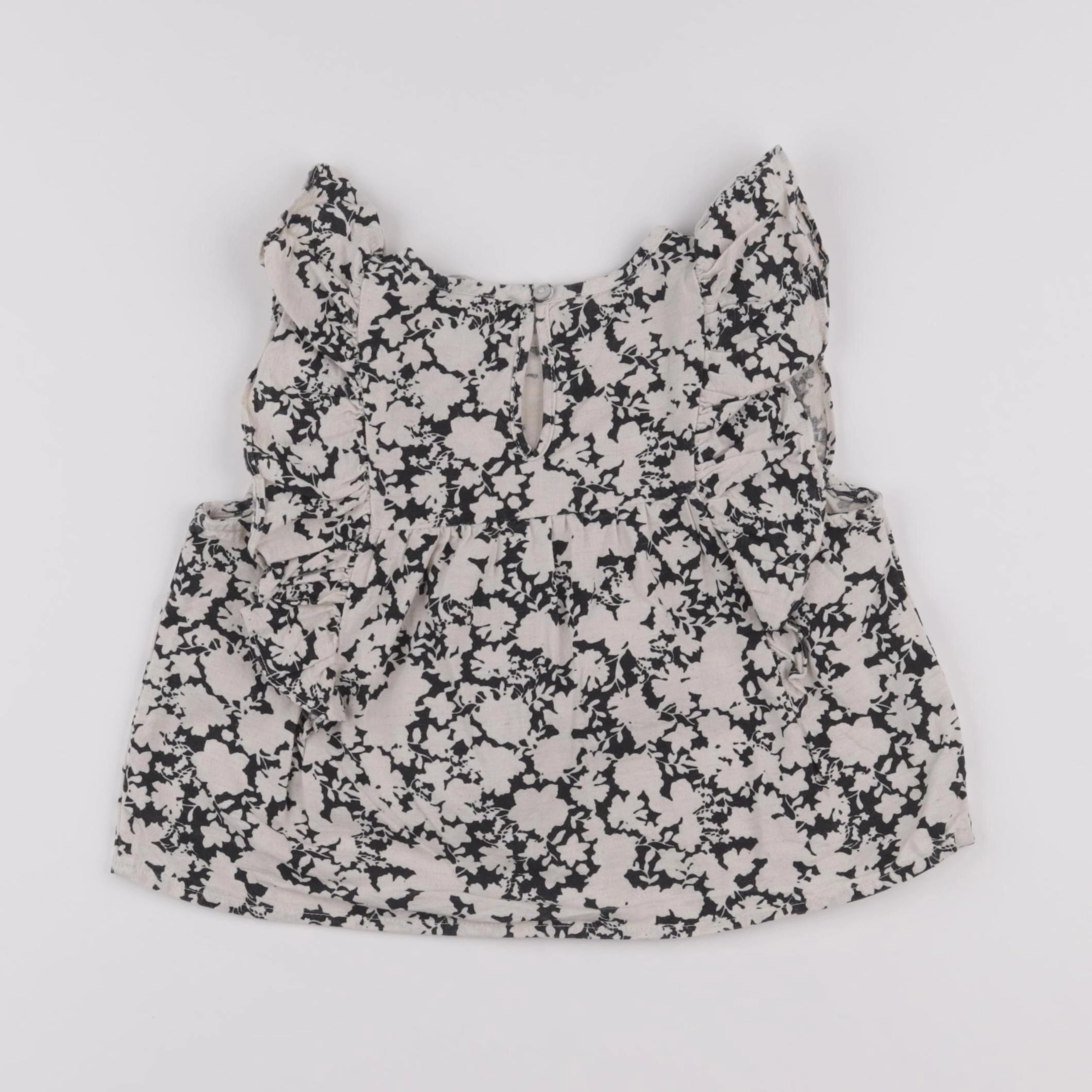 Mango - blouse beige, noir - 6 ans