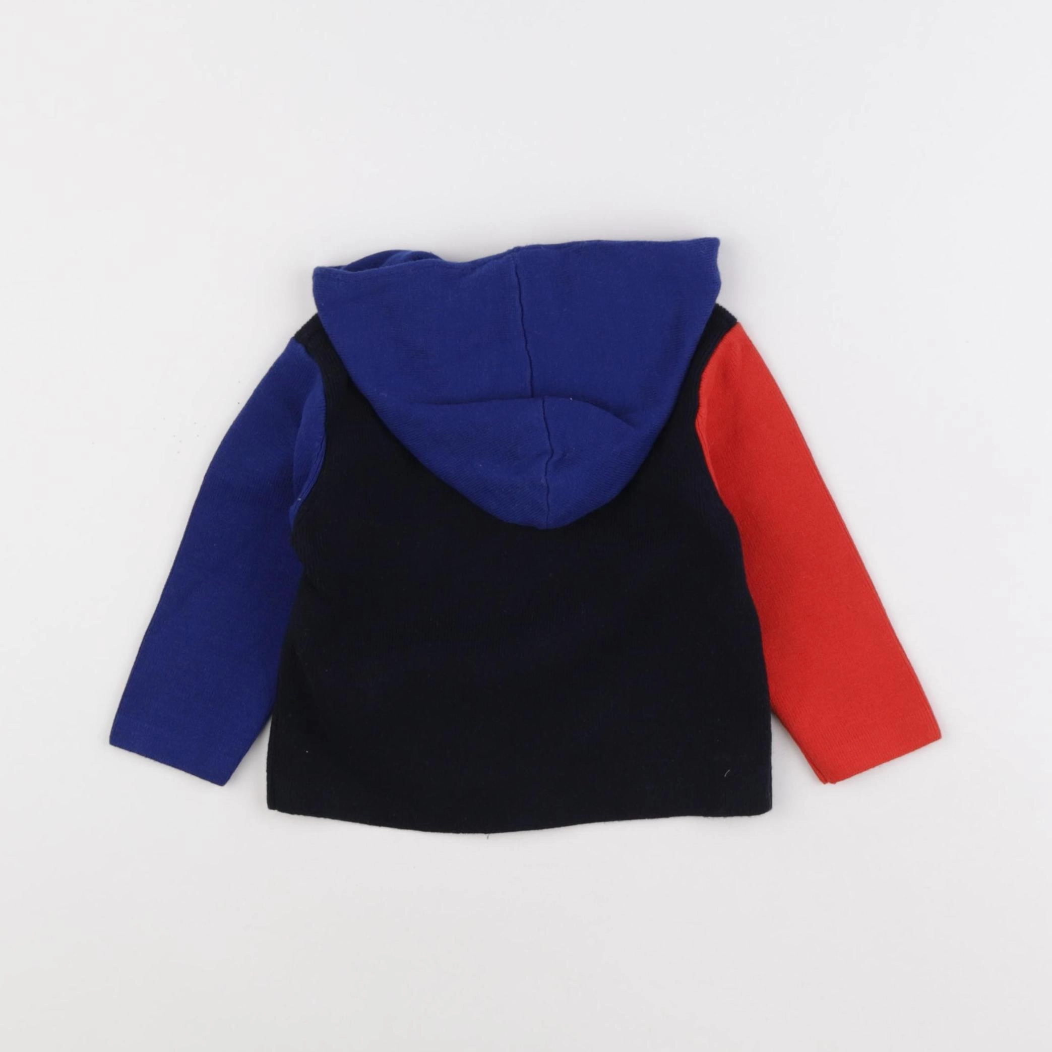 Jacadi - gilet multicolore - 12 mois