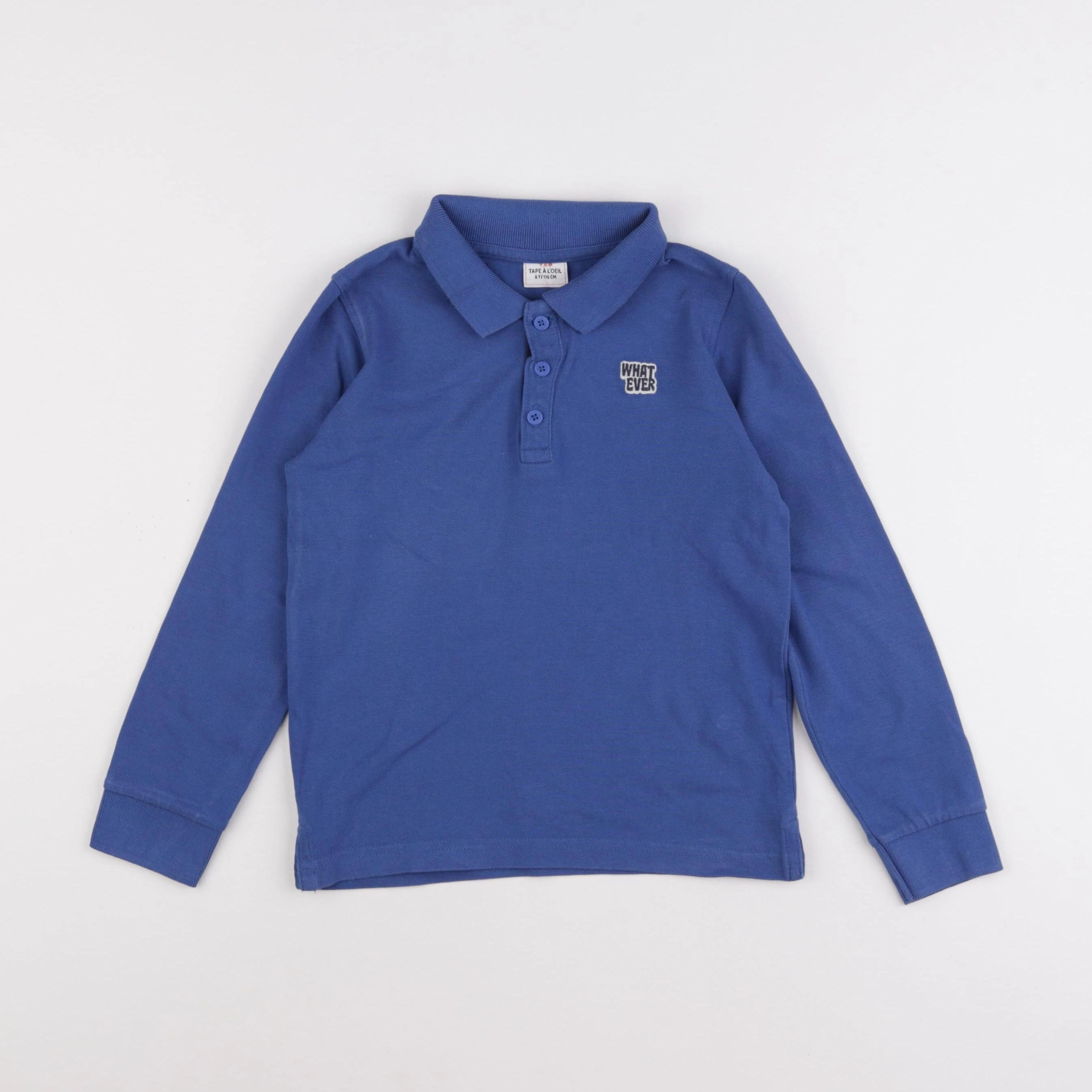Tape à l'oeil - polo bleu - 6 ans