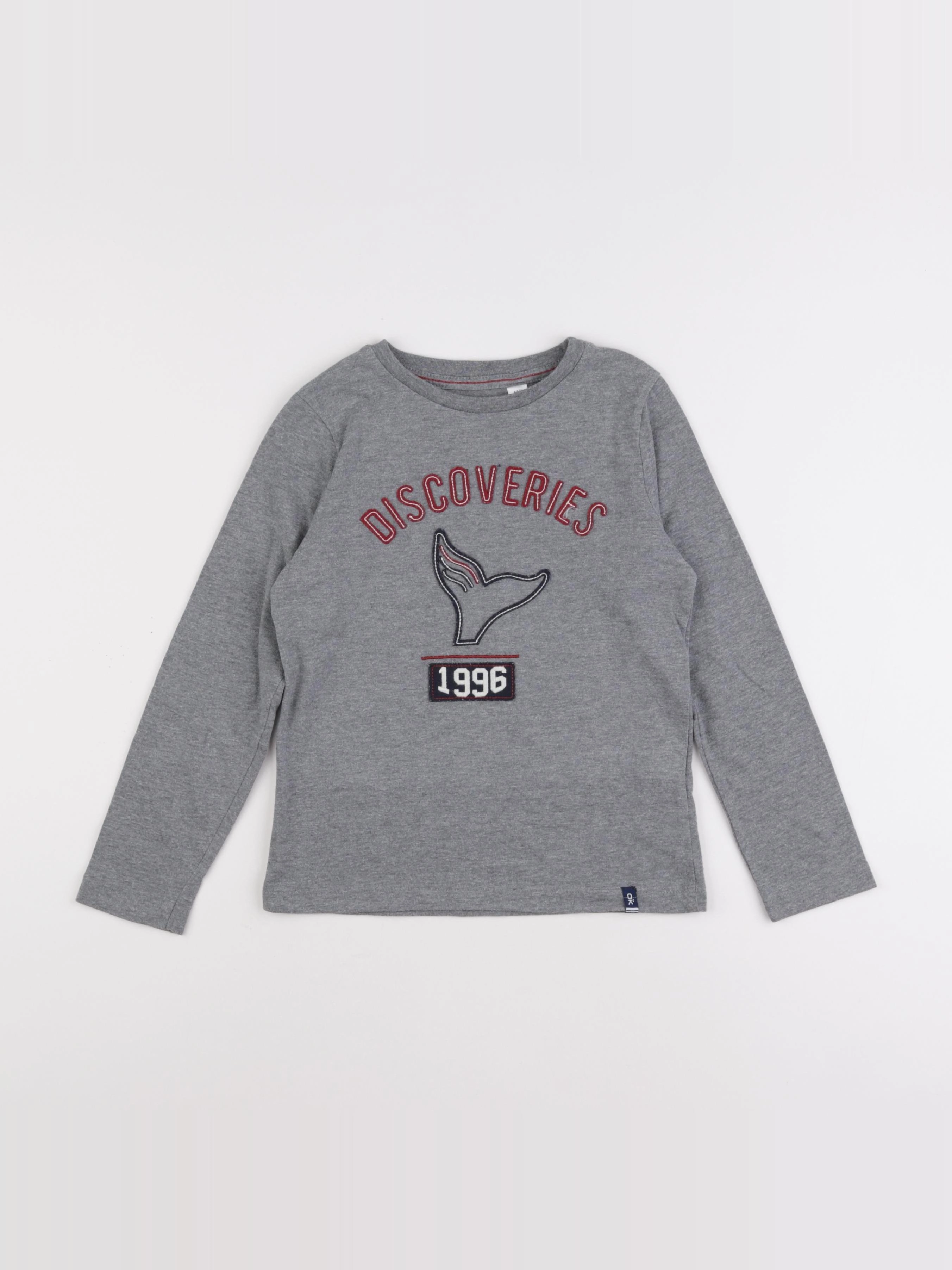 Okaidi - tee-shirt gris - 6 ans