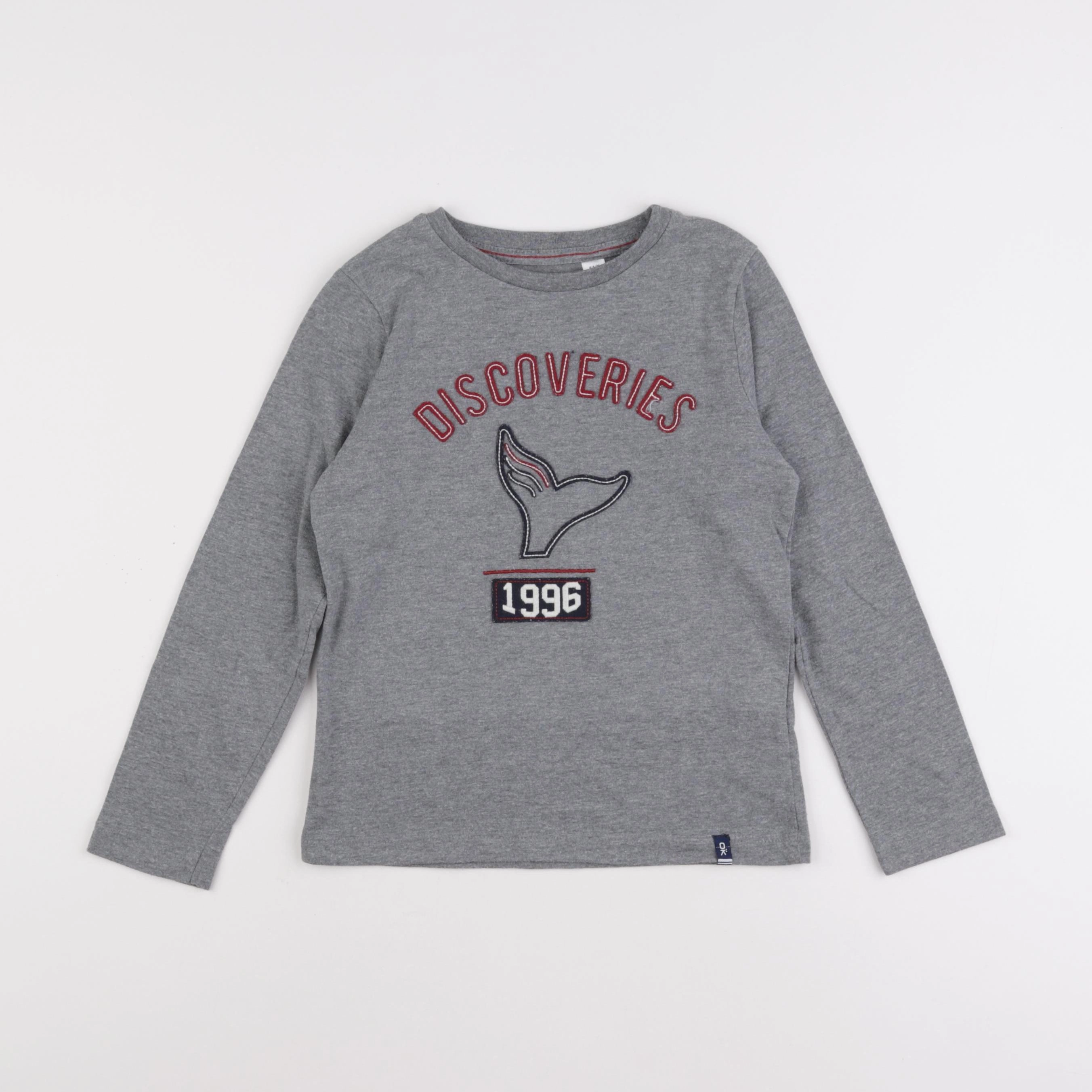 Okaidi - tee-shirt gris - 6 ans