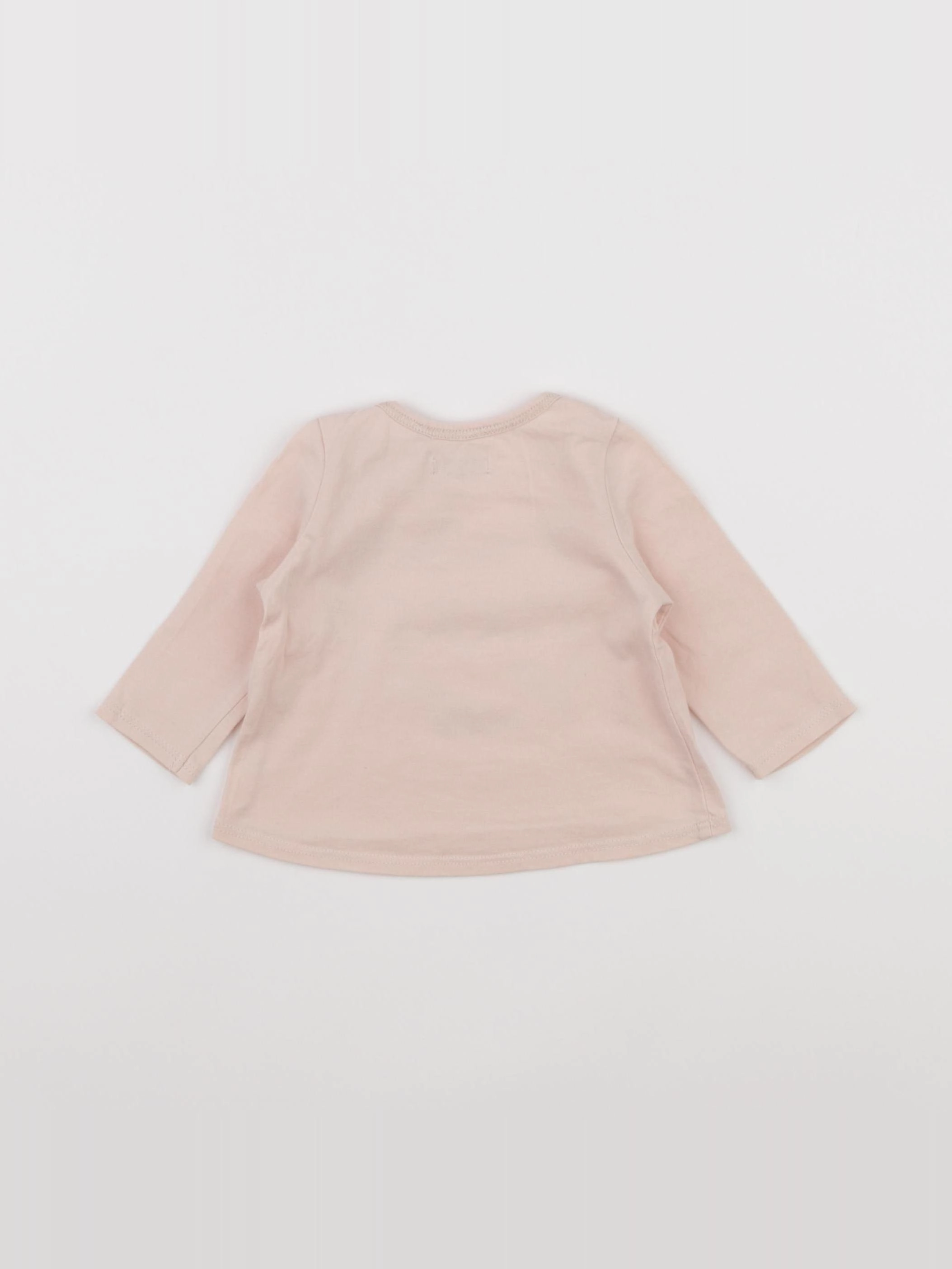 Tape à l'oeil - tee-shirt rose - 3 mois