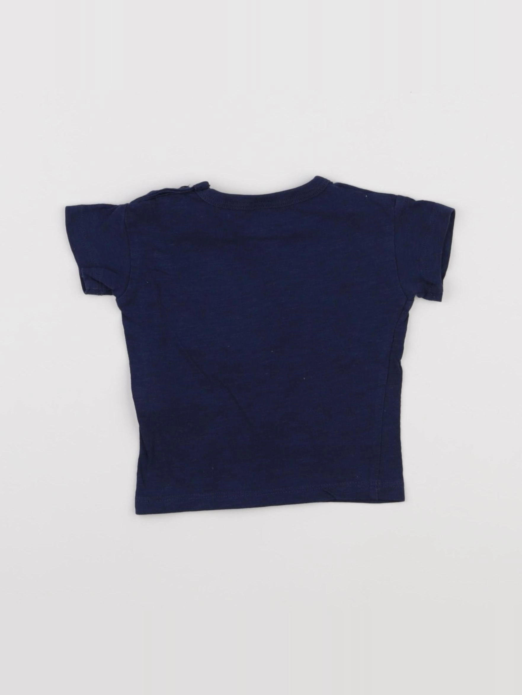 Petit Bateau - tee-shirt bleu - 3 mois