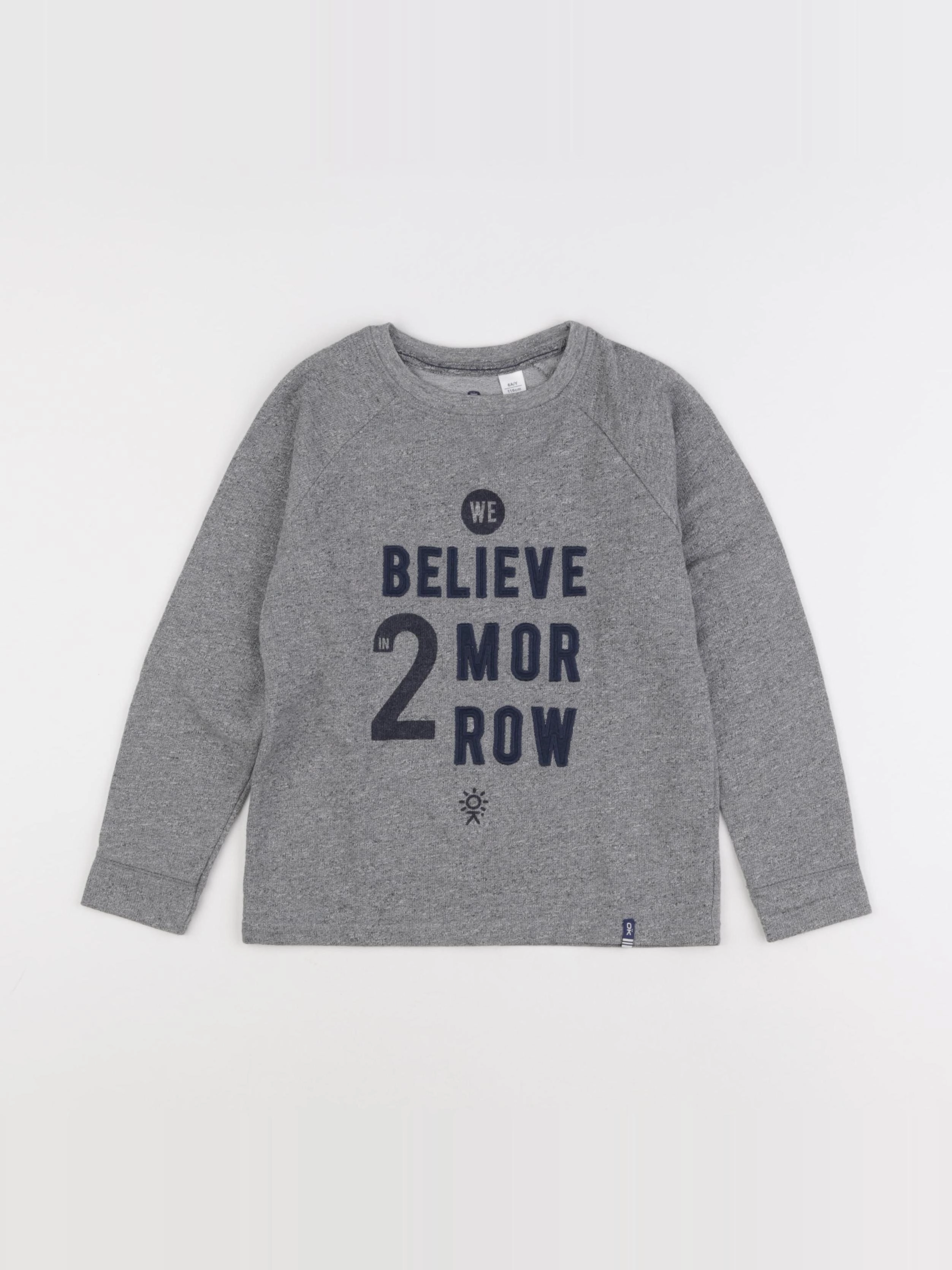 Okaidi - tee-shirt gris - 6 ans