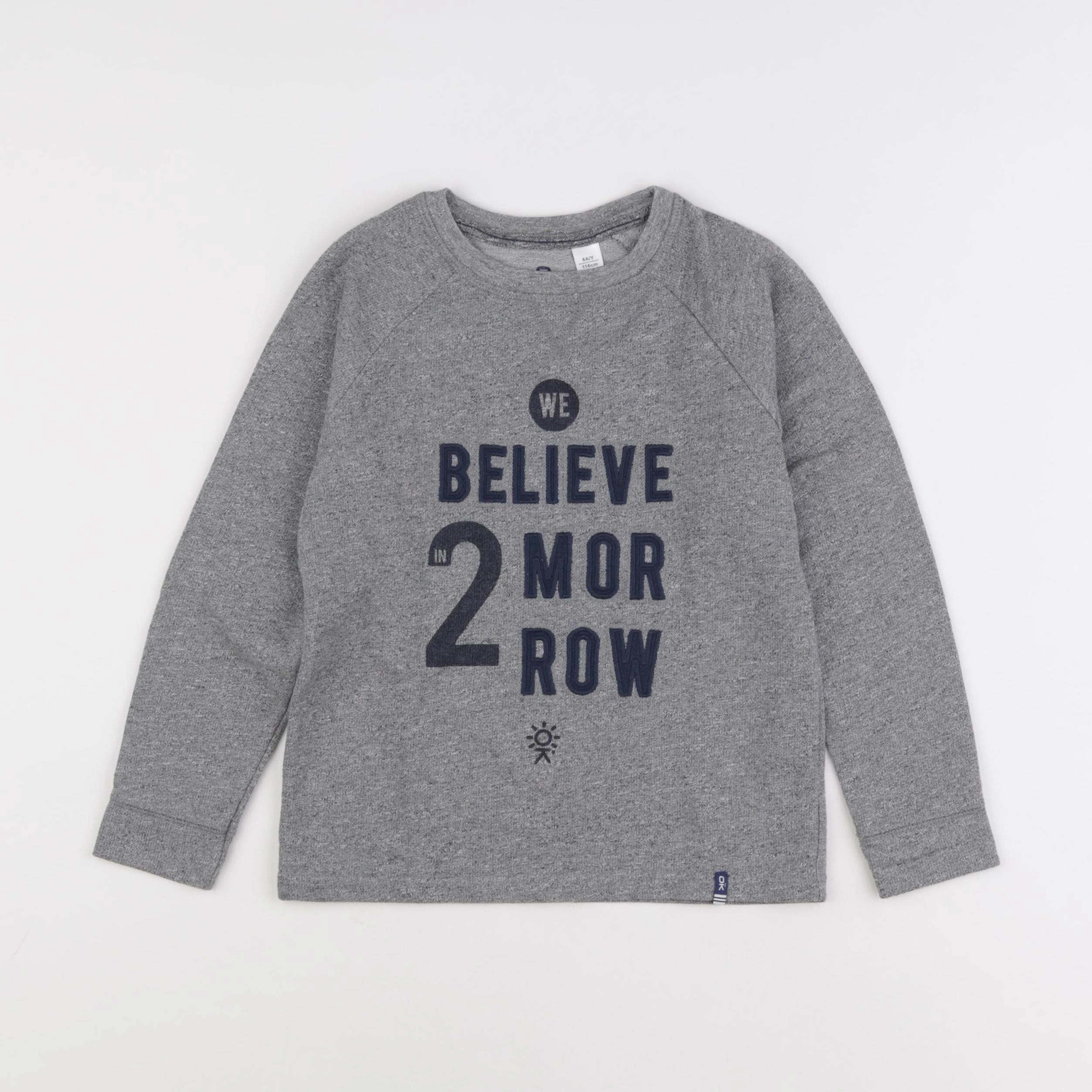 Okaidi - tee-shirt gris - 6 ans