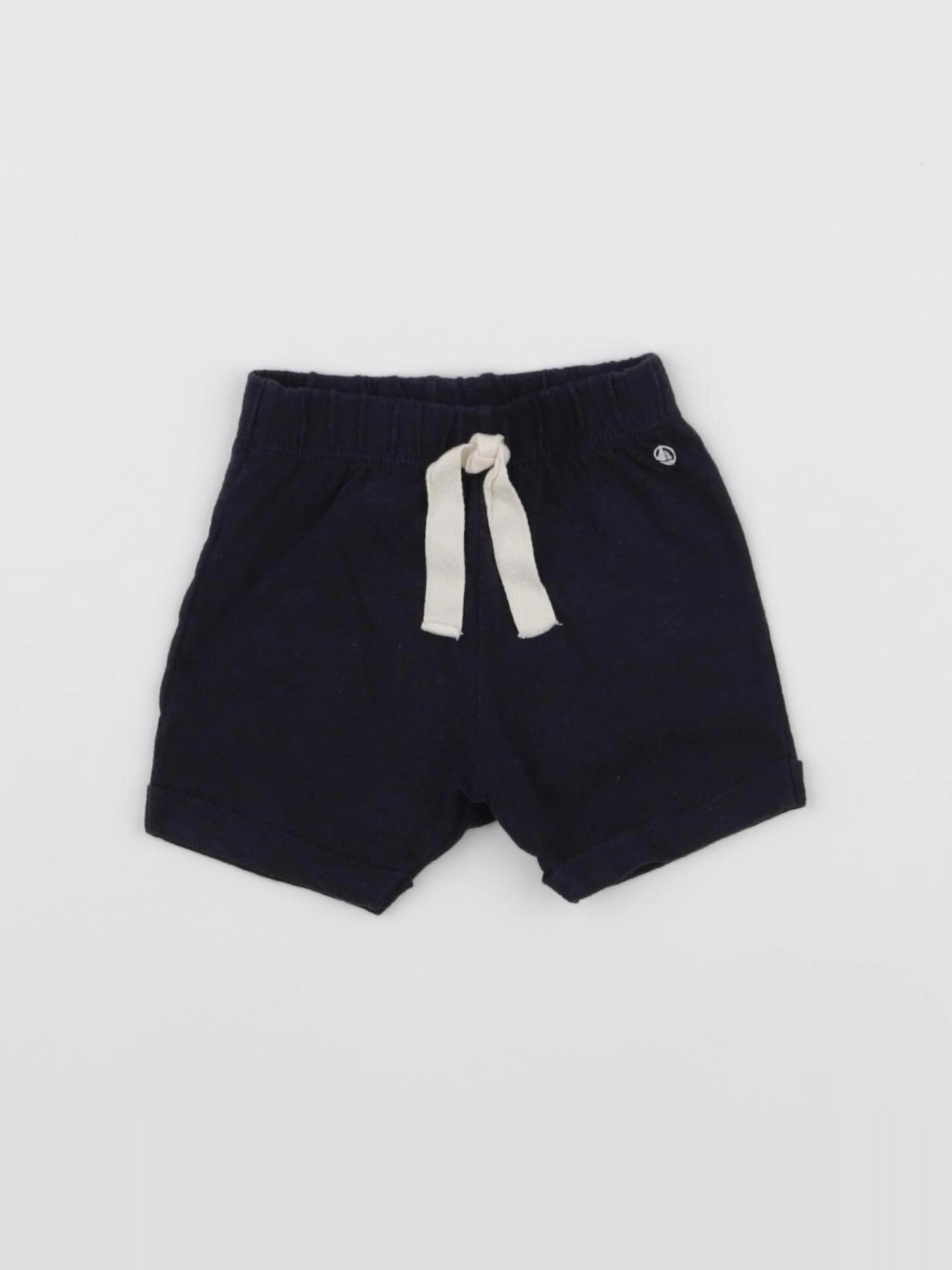 Petit Bateau - short bleu - 3 mois