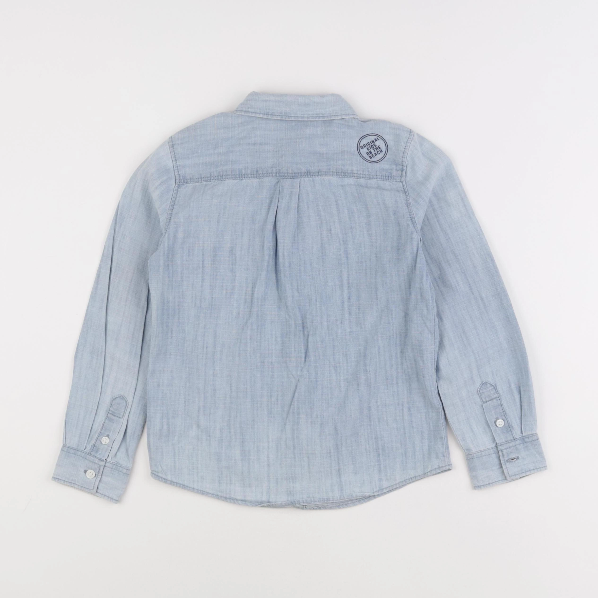 Tape à l'oeil - chemise bleu - 6 ans