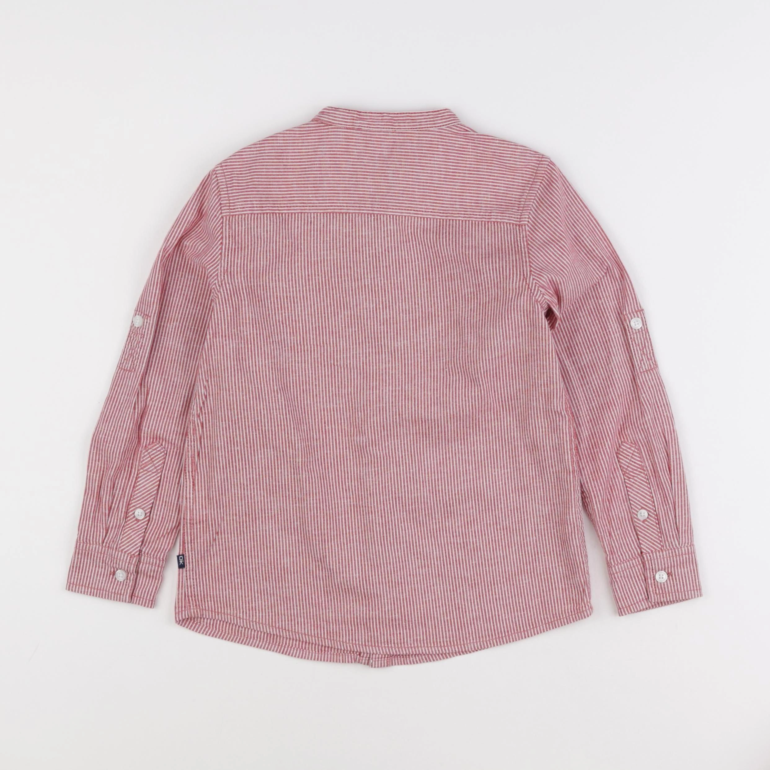 Okaidi - chemise rouge - 6 ans