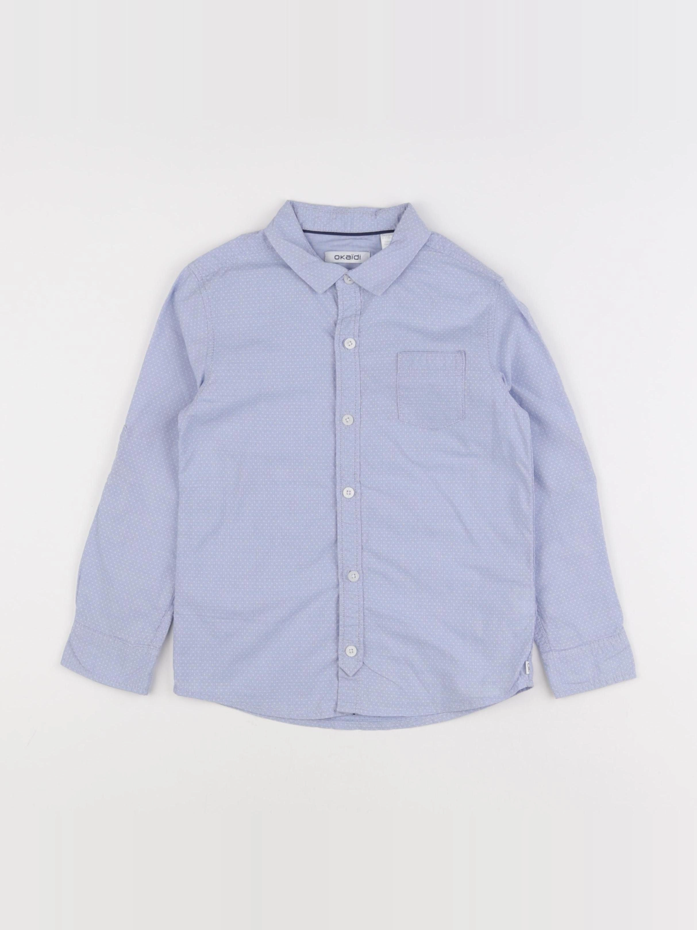 Okaidi - chemise bleu - 6 ans