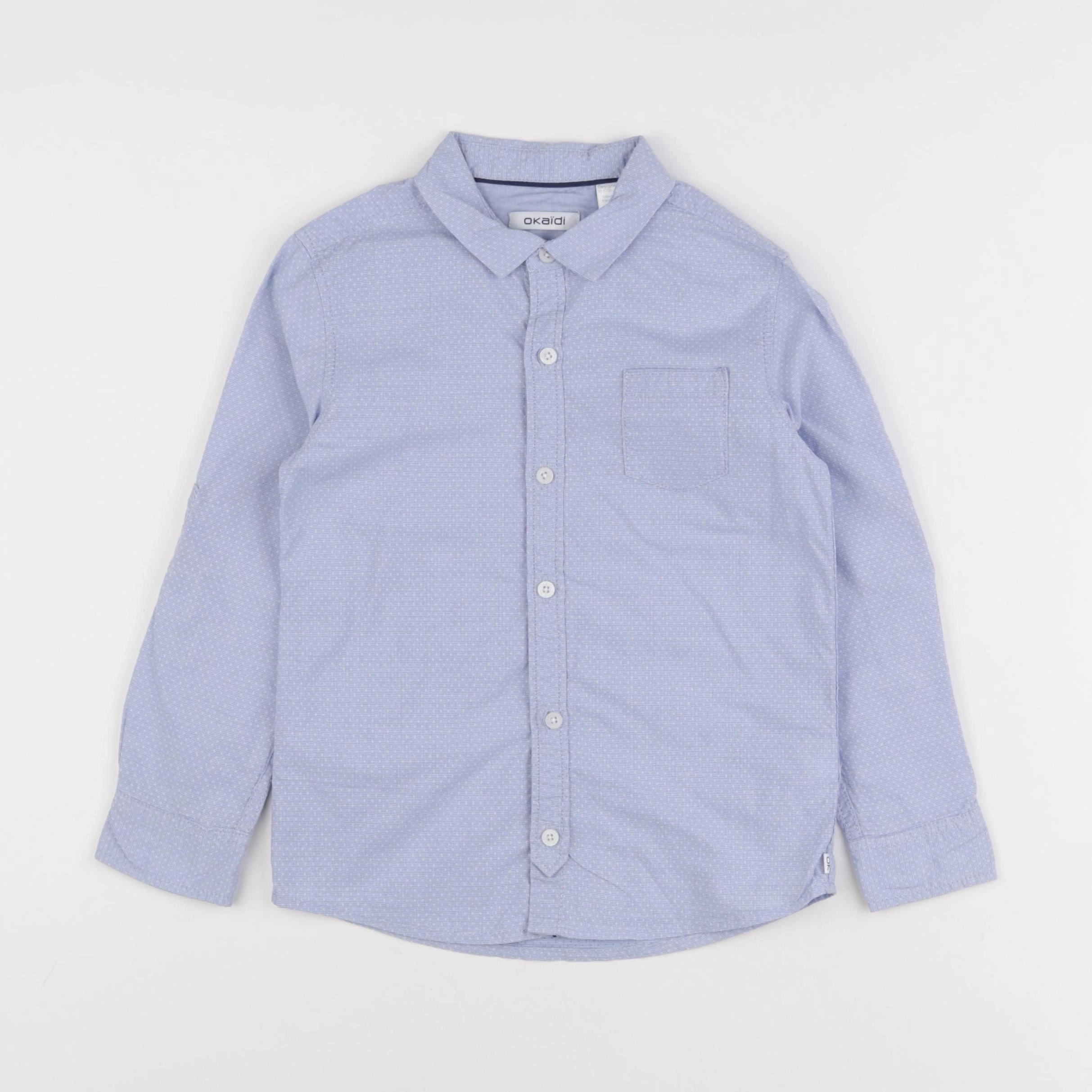 Okaidi - chemise bleu - 6 ans