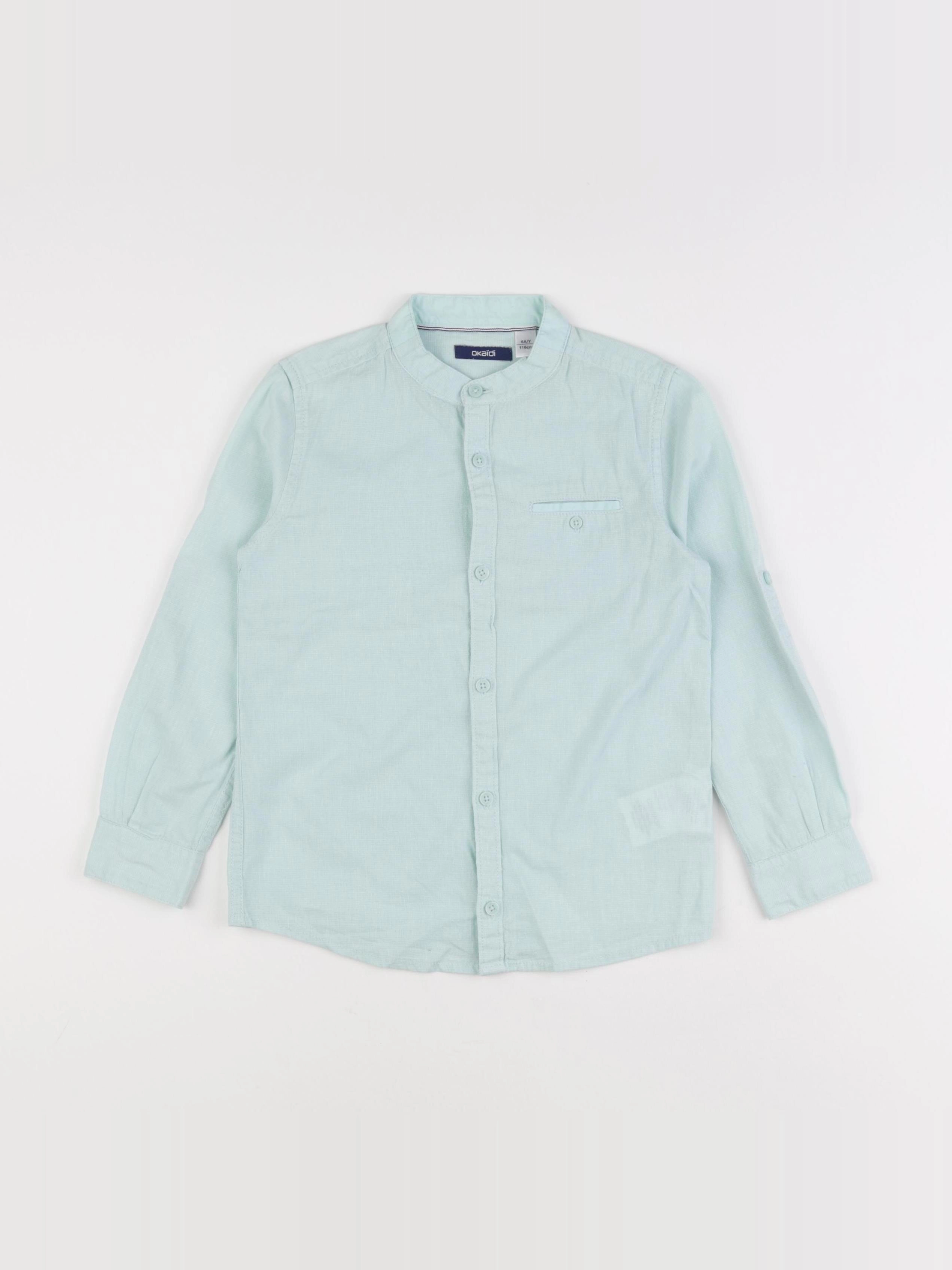 Okaidi - chemise bleu - 6 ans