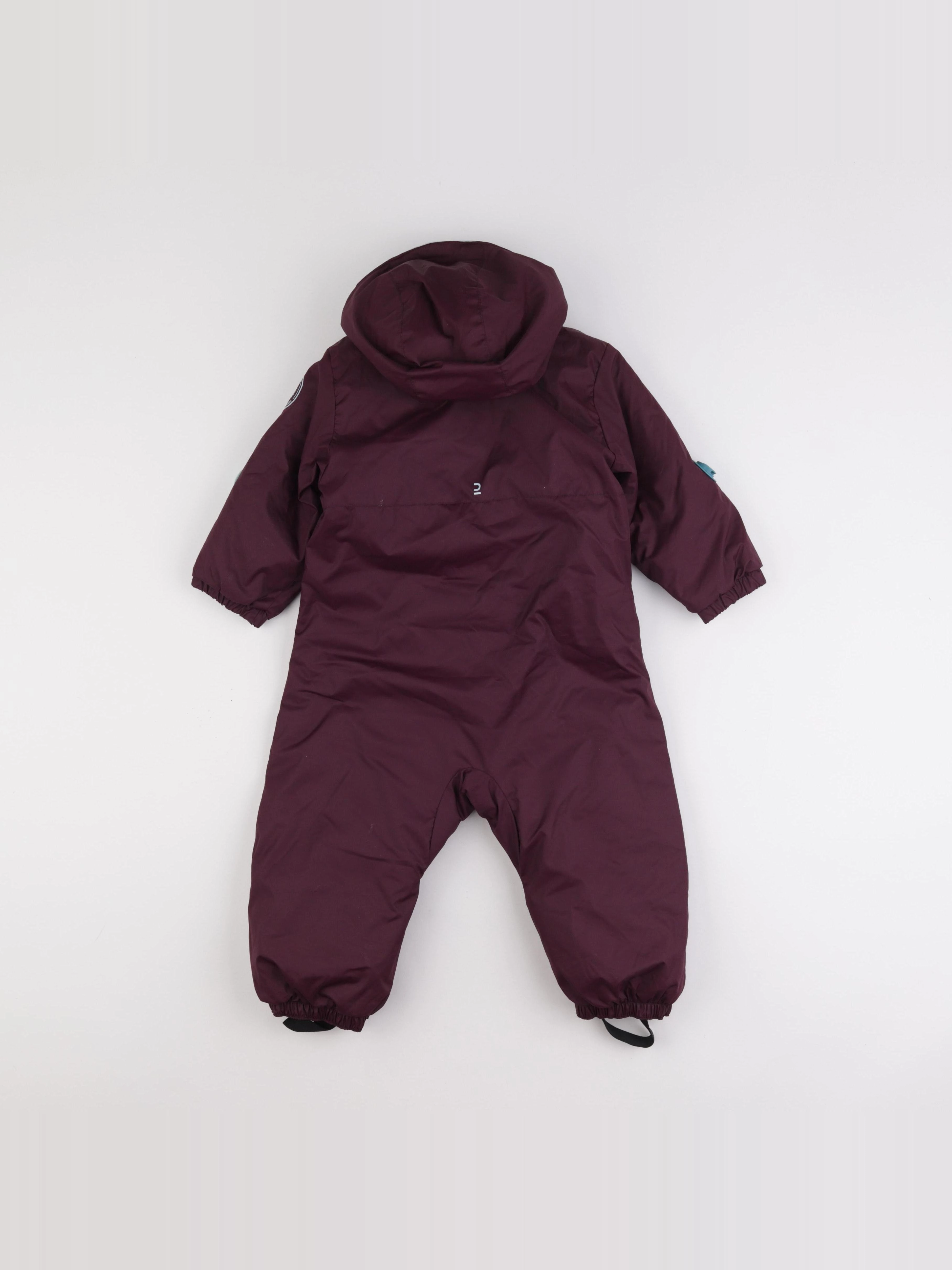 Decathlon ski - combinaison de ski violet - 24 mois