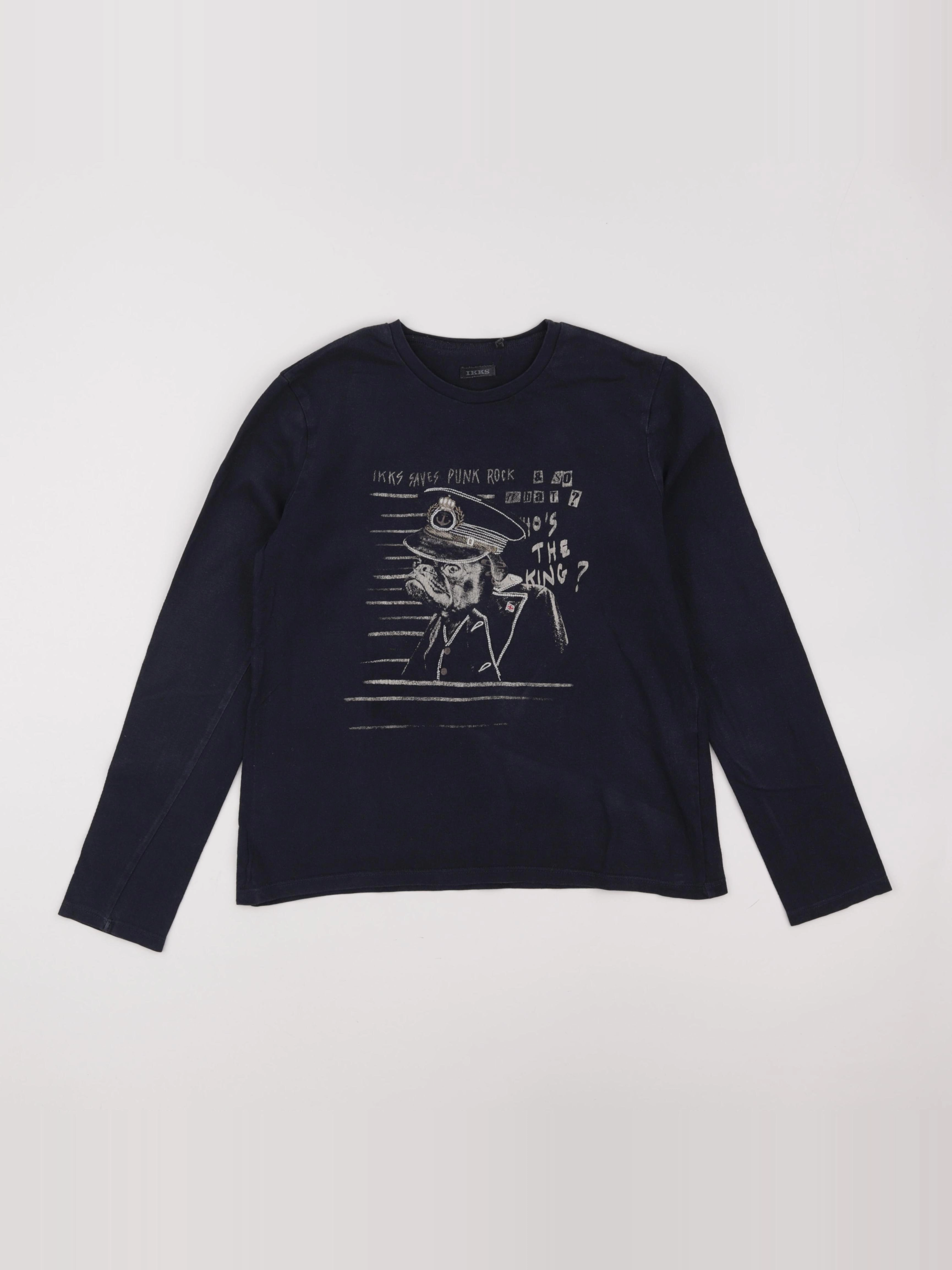 IKKS - tee-shirt bleu - 12 ans