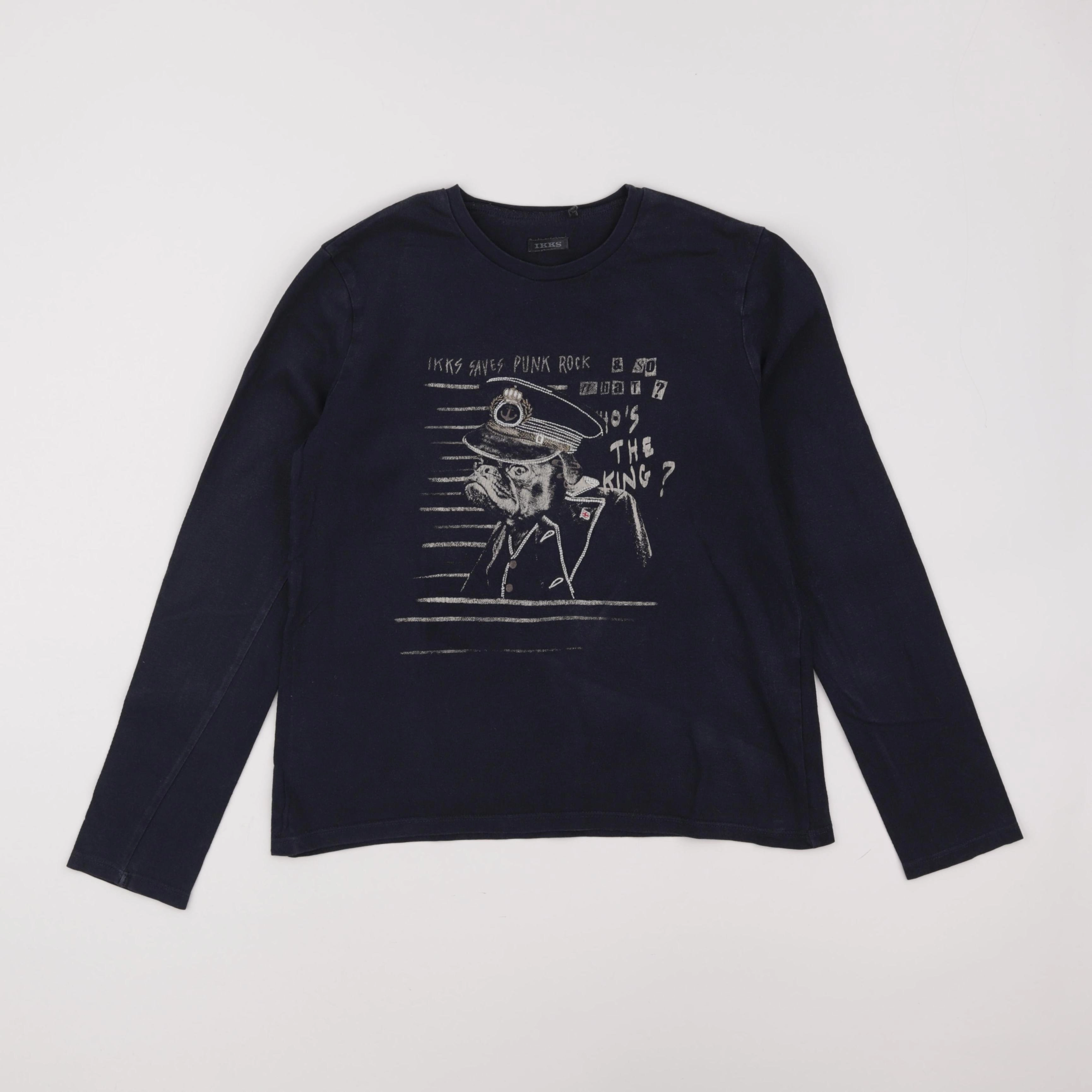 IKKS - tee-shirt bleu - 12 ans