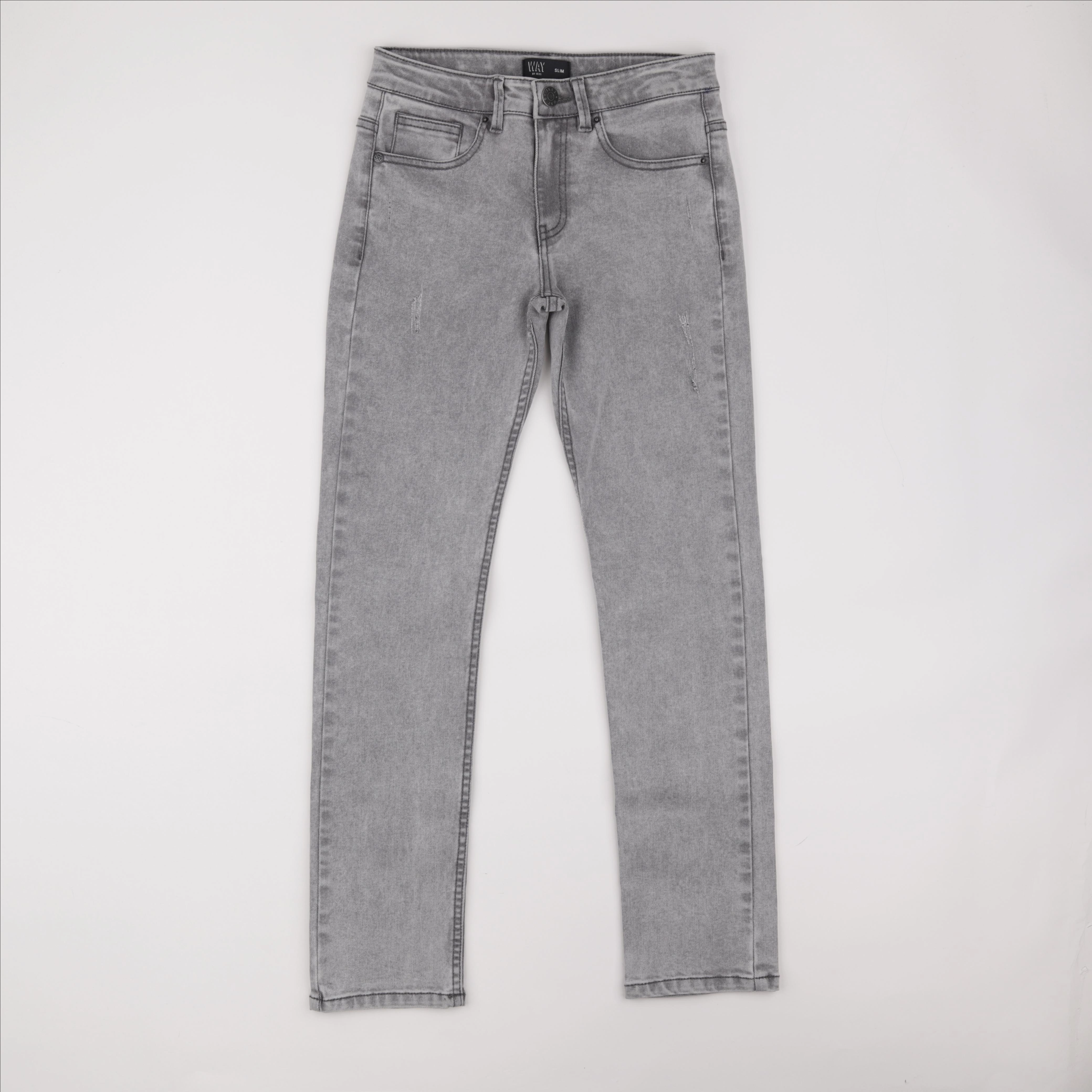 IKKS - jean gris - 12 ans