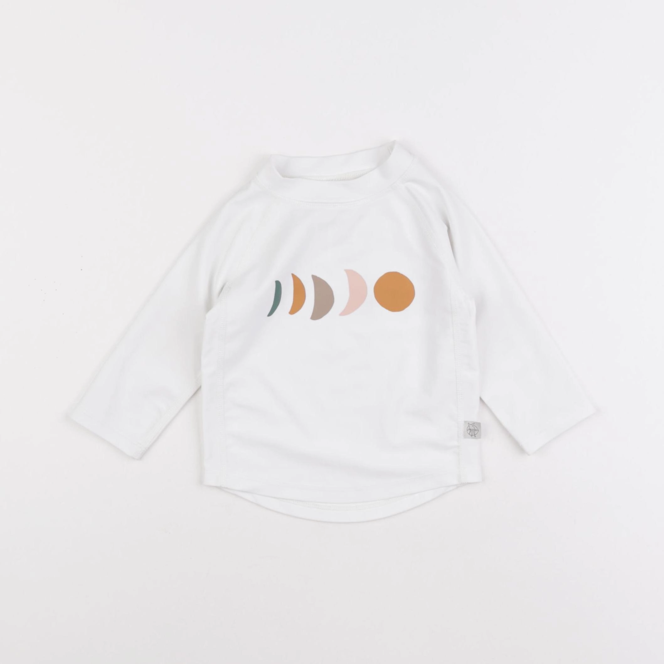 Lassig - tee-shirt de bain blanc - 3/6 mois