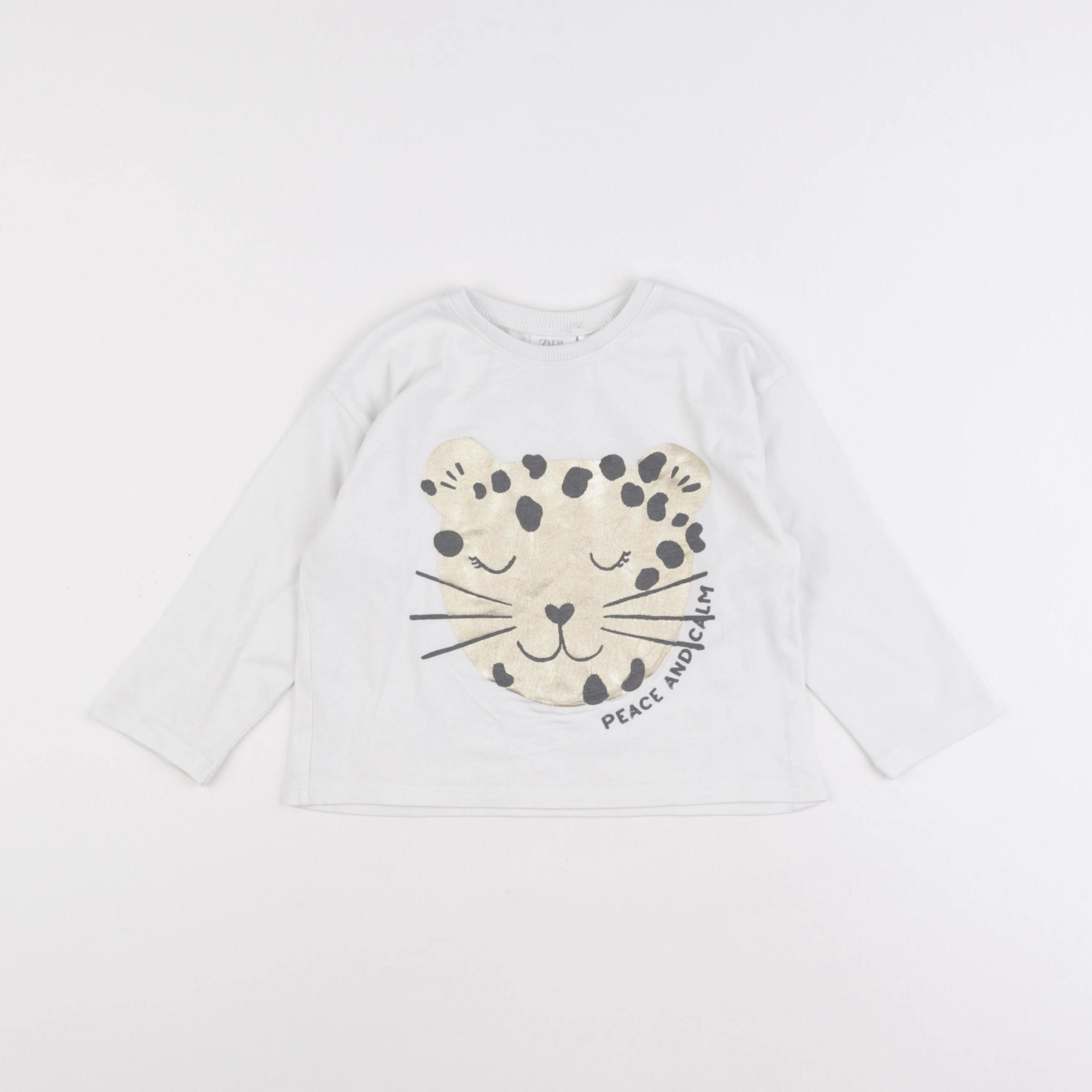 Zara - tee-shirt blanc - 18/24 mois