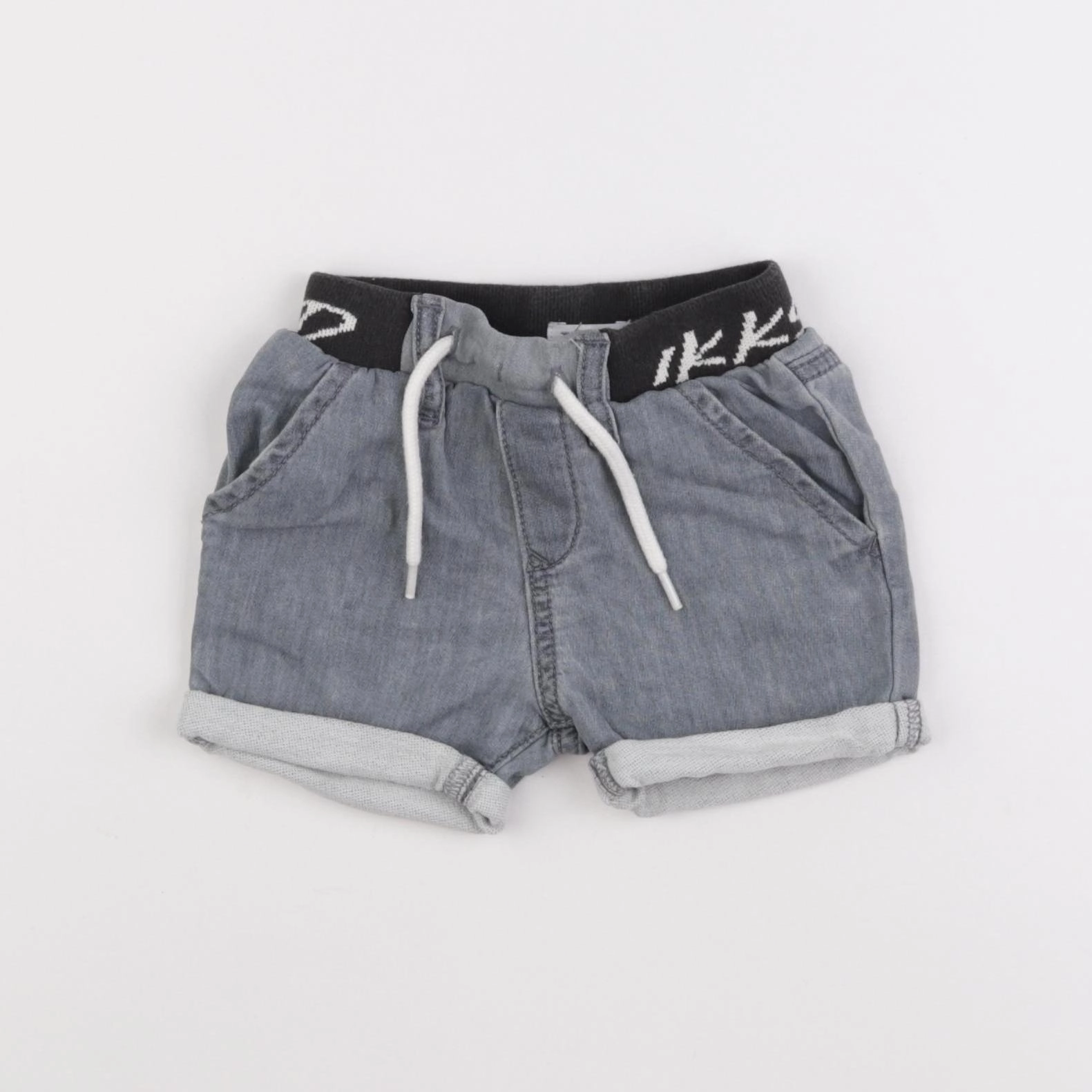 IKKS - short gris - 6 mois
