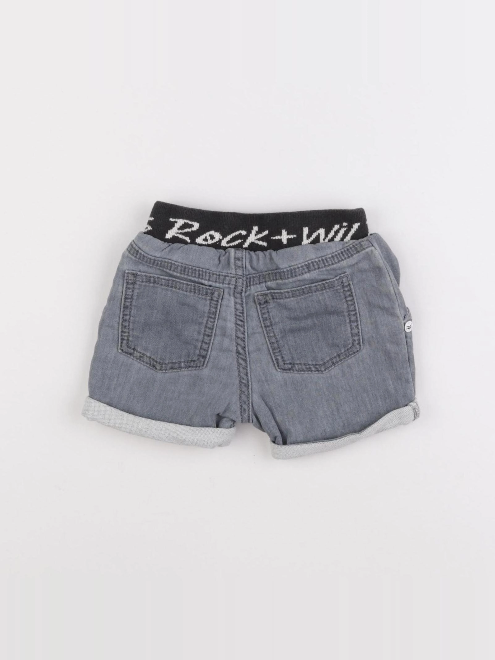 IKKS - short gris - 6 mois