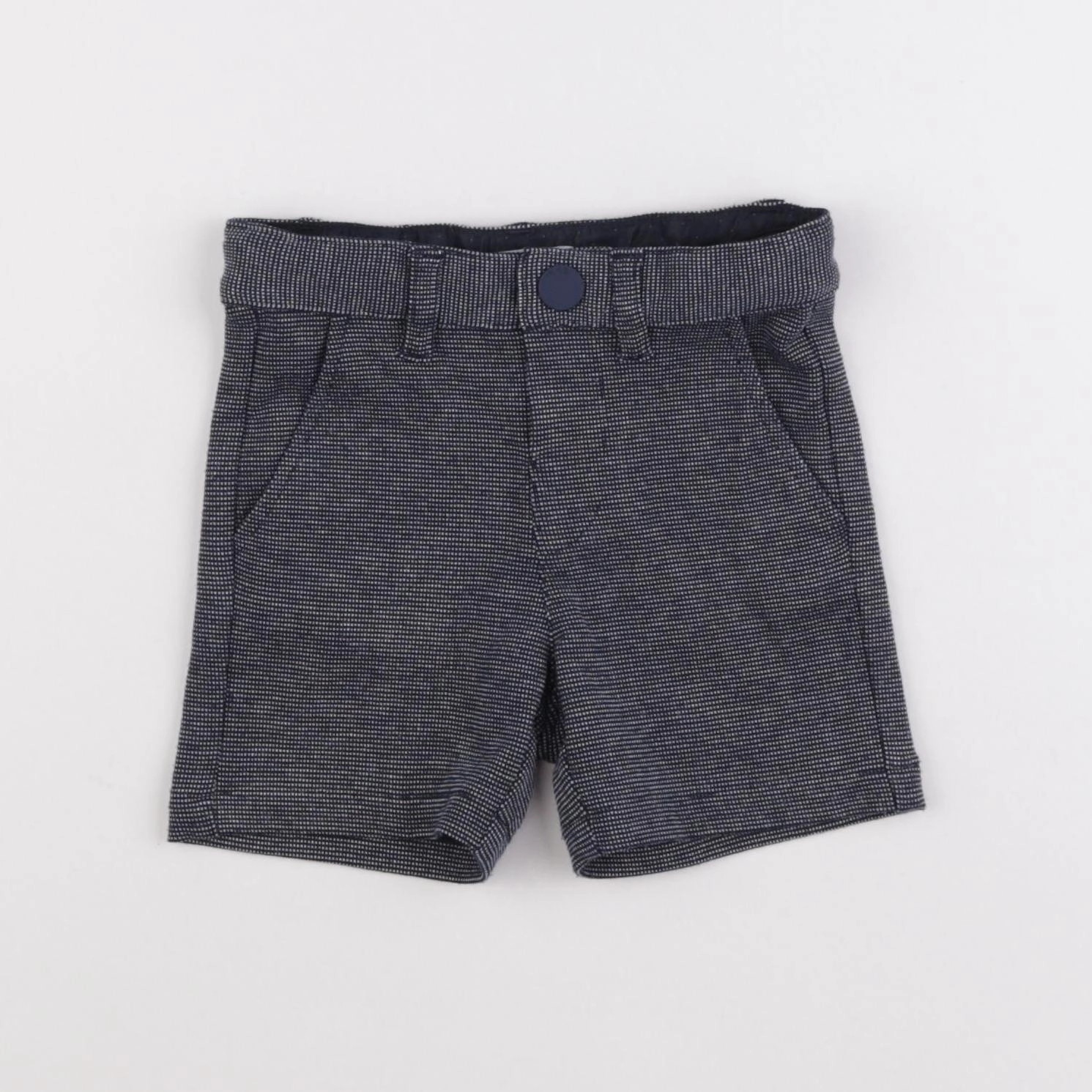 IKKS - short bleu - 6 mois