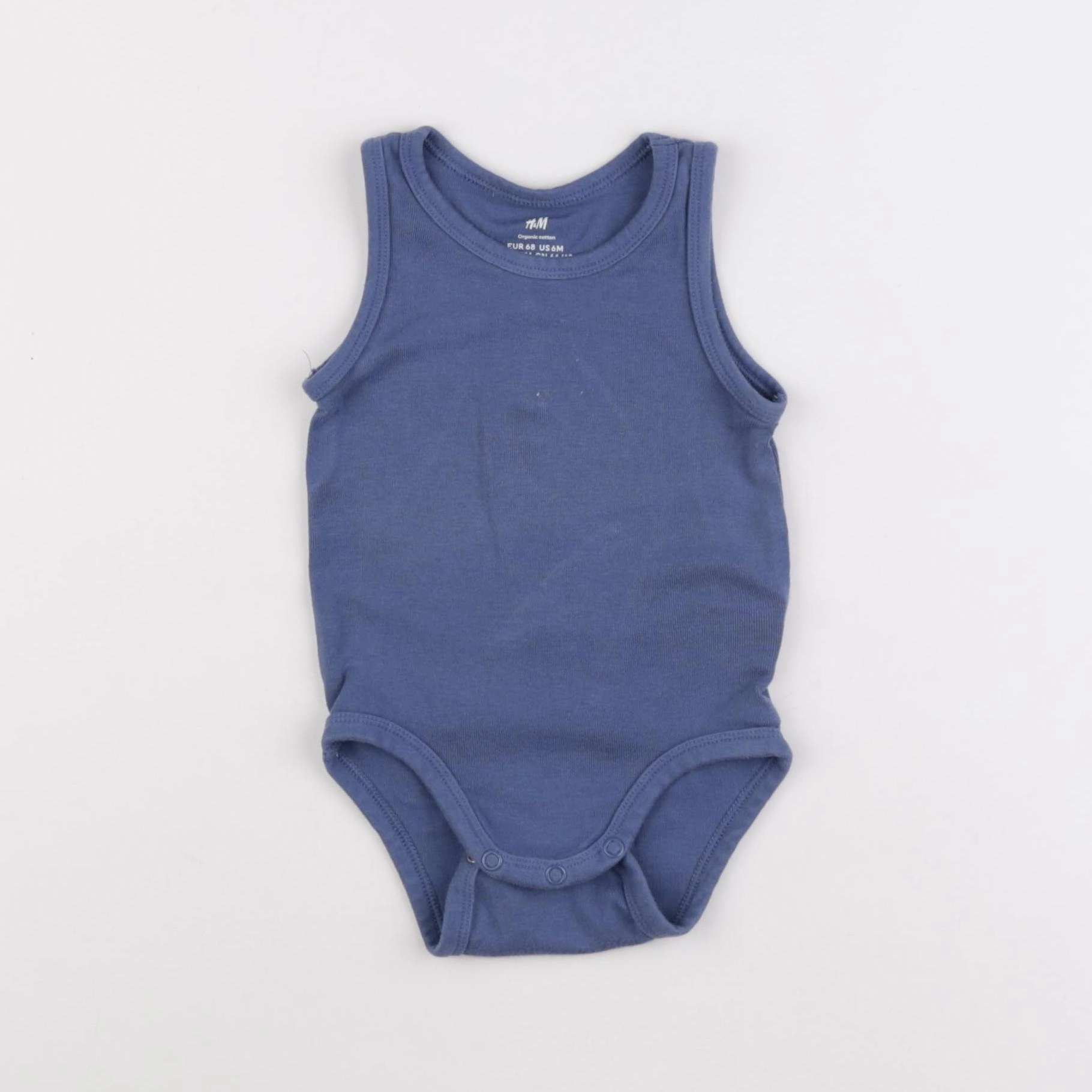 H&M - body bleu - 6 mois