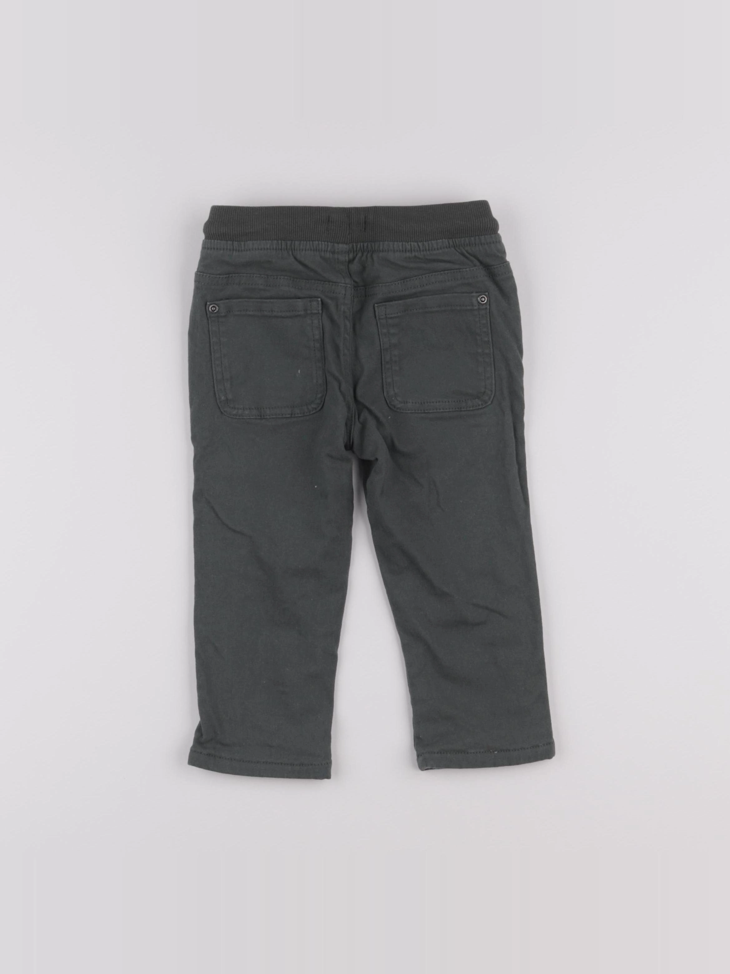 Vertbaudet - pantalon vert - 24 mois