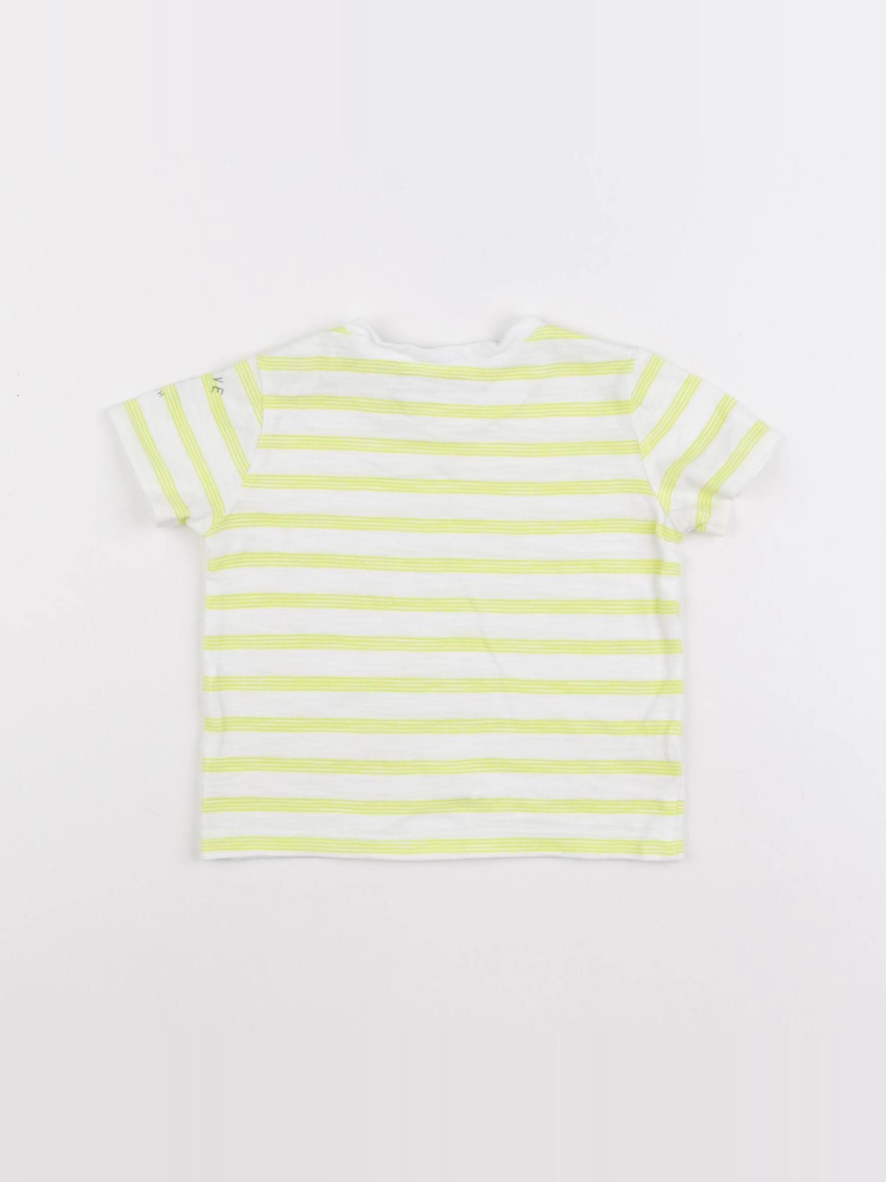 IKKS - tee-shirt jaune - 6 mois