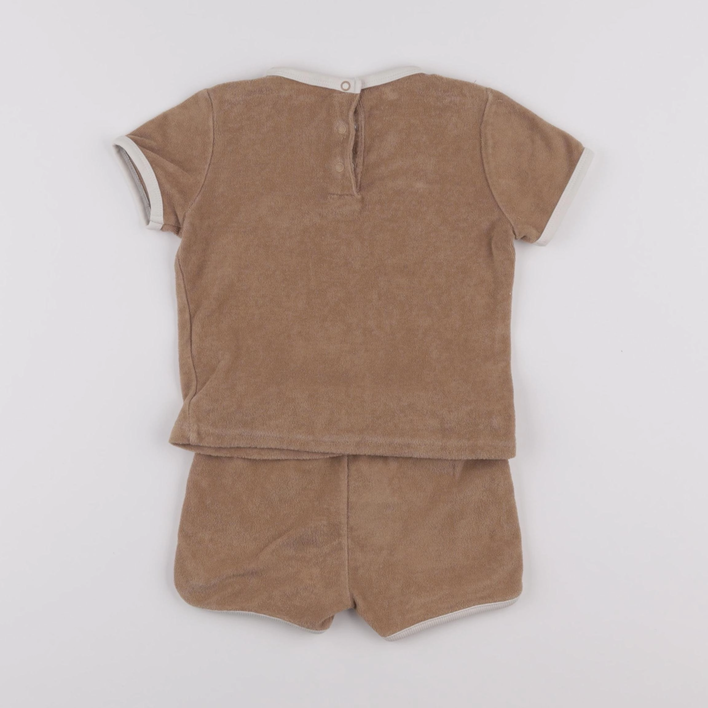 Vertbaudet - ensemble marron - 18 mois