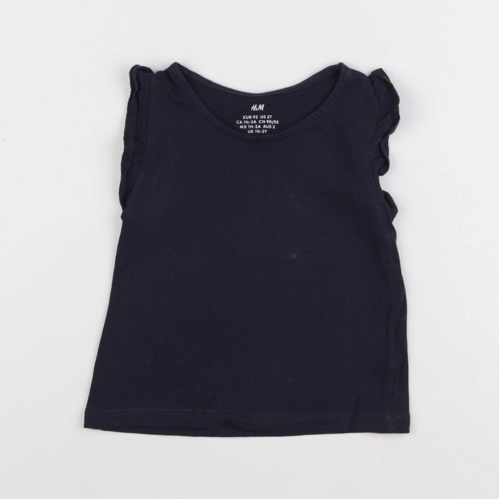 H&M - tee-shirt bleu - 18/24 mois