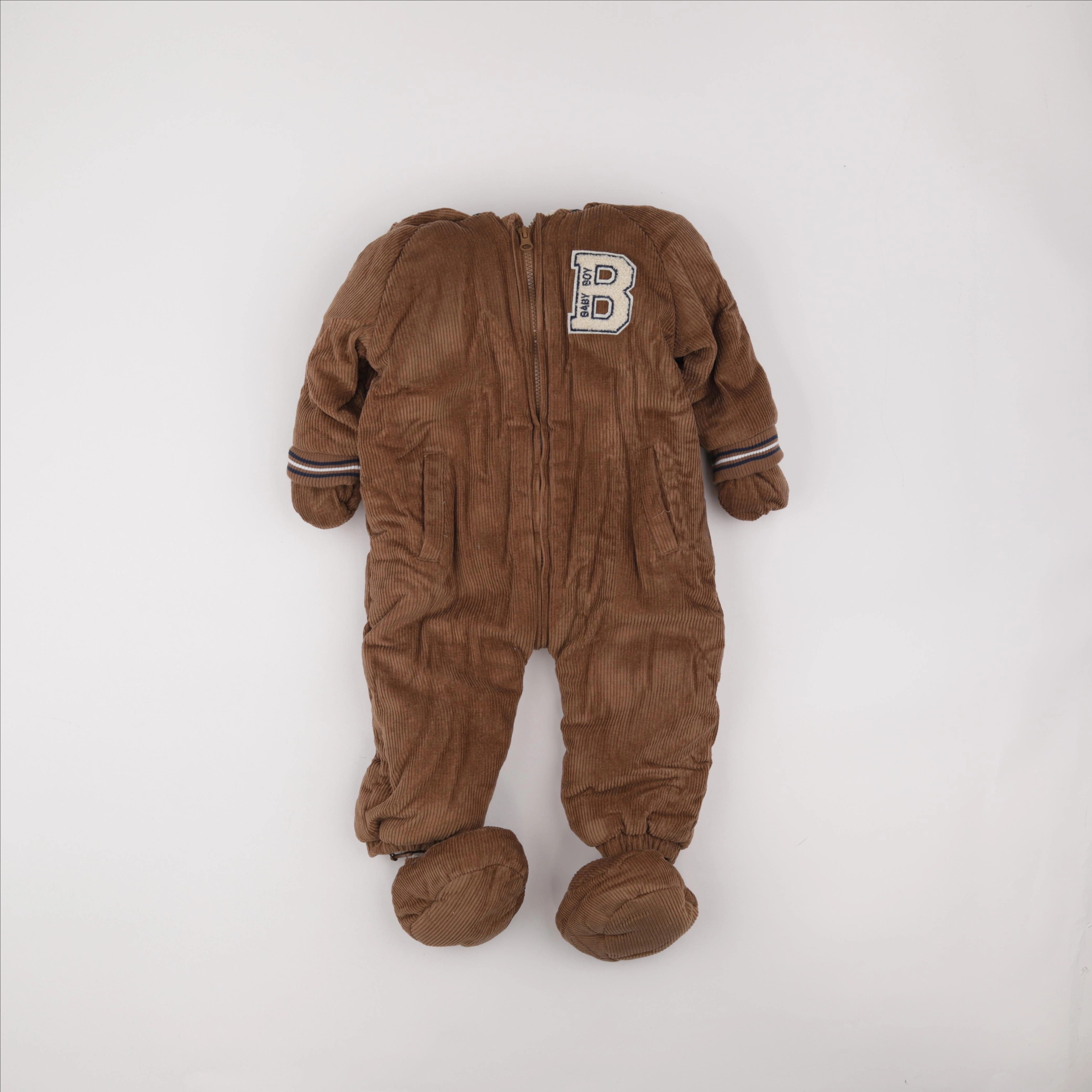 Vertbaudet - combi-pilote marron - 18 mois