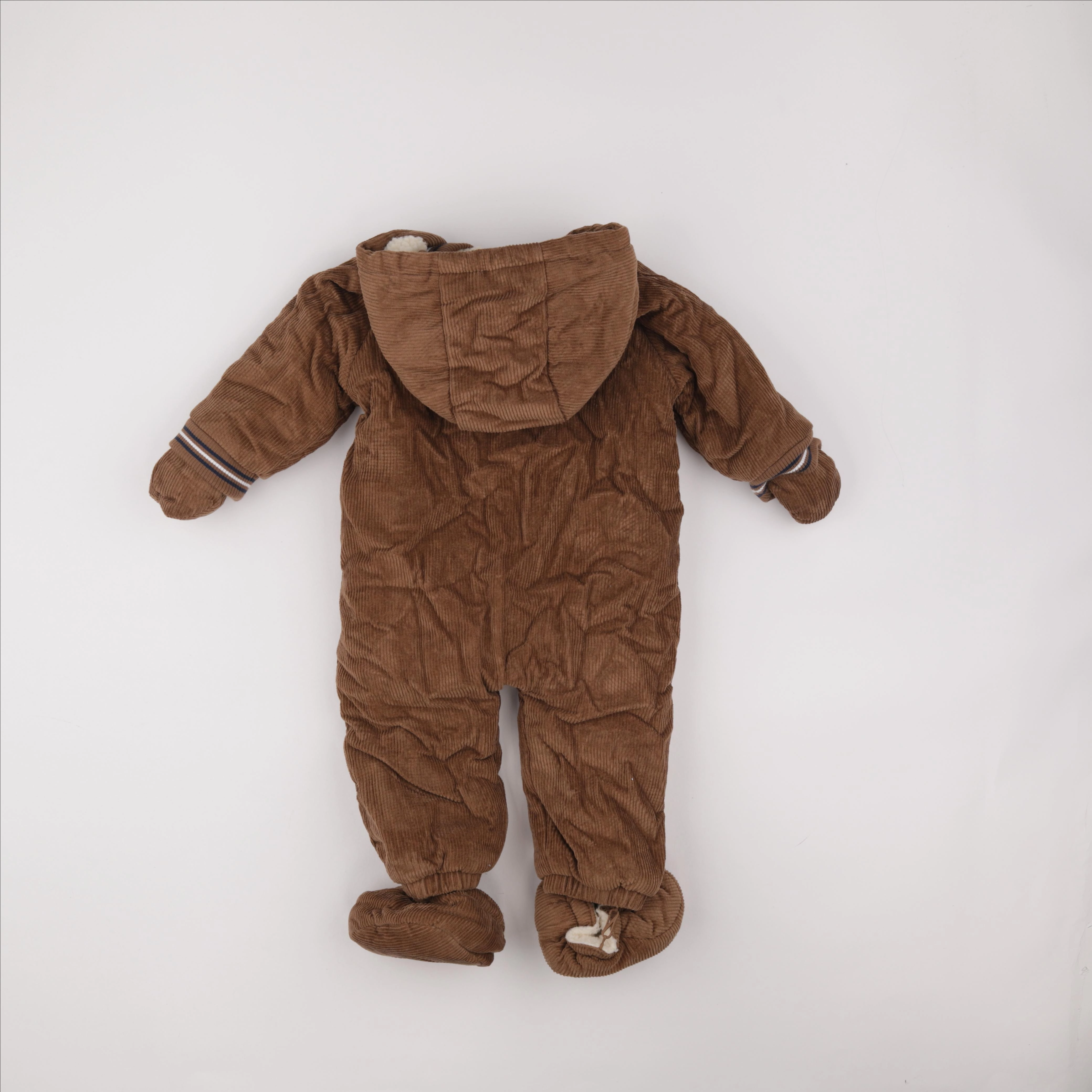 Vertbaudet - combi-pilote marron - 18 mois