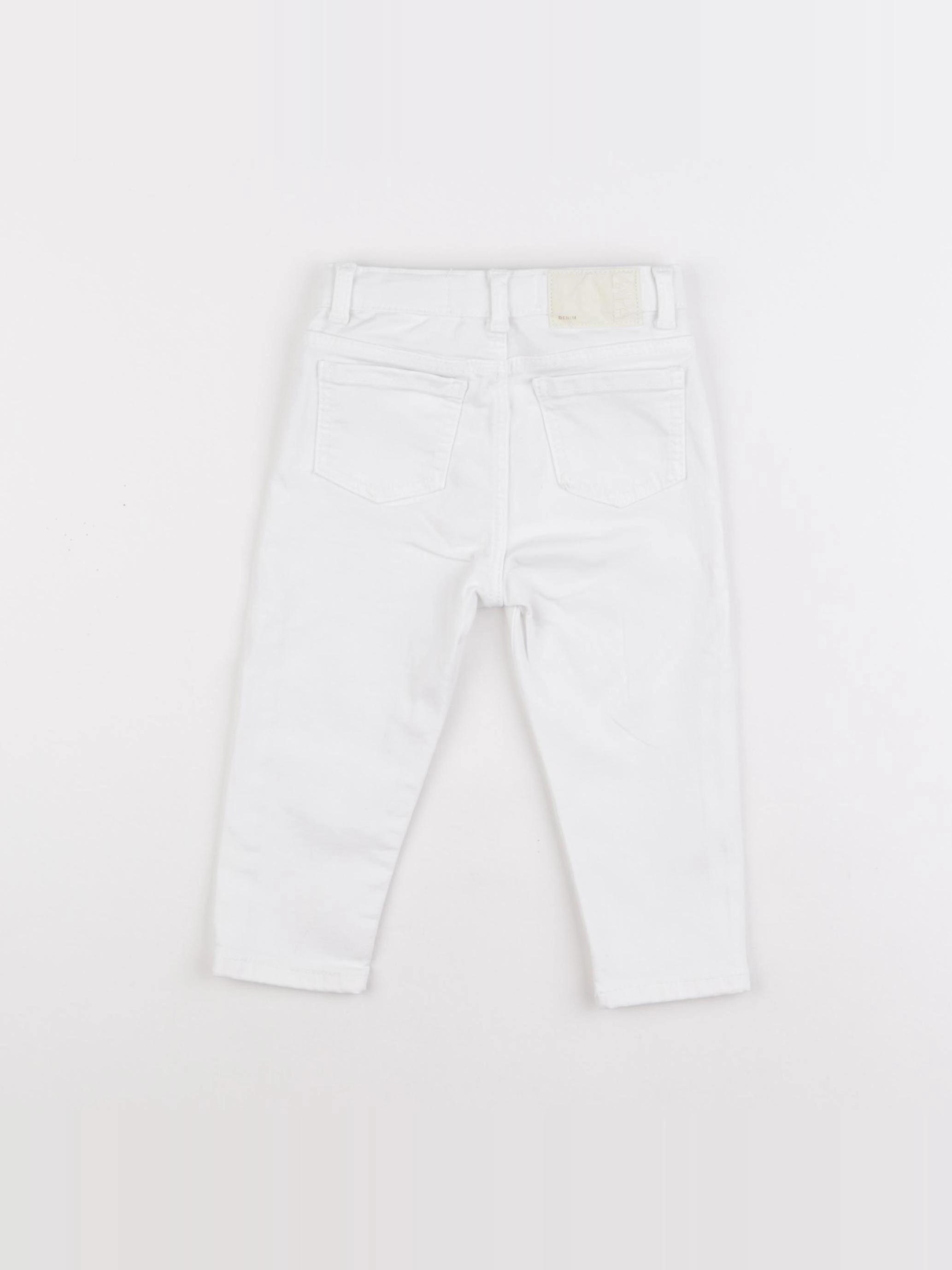 Zara - jean blanc - 12/18 mois