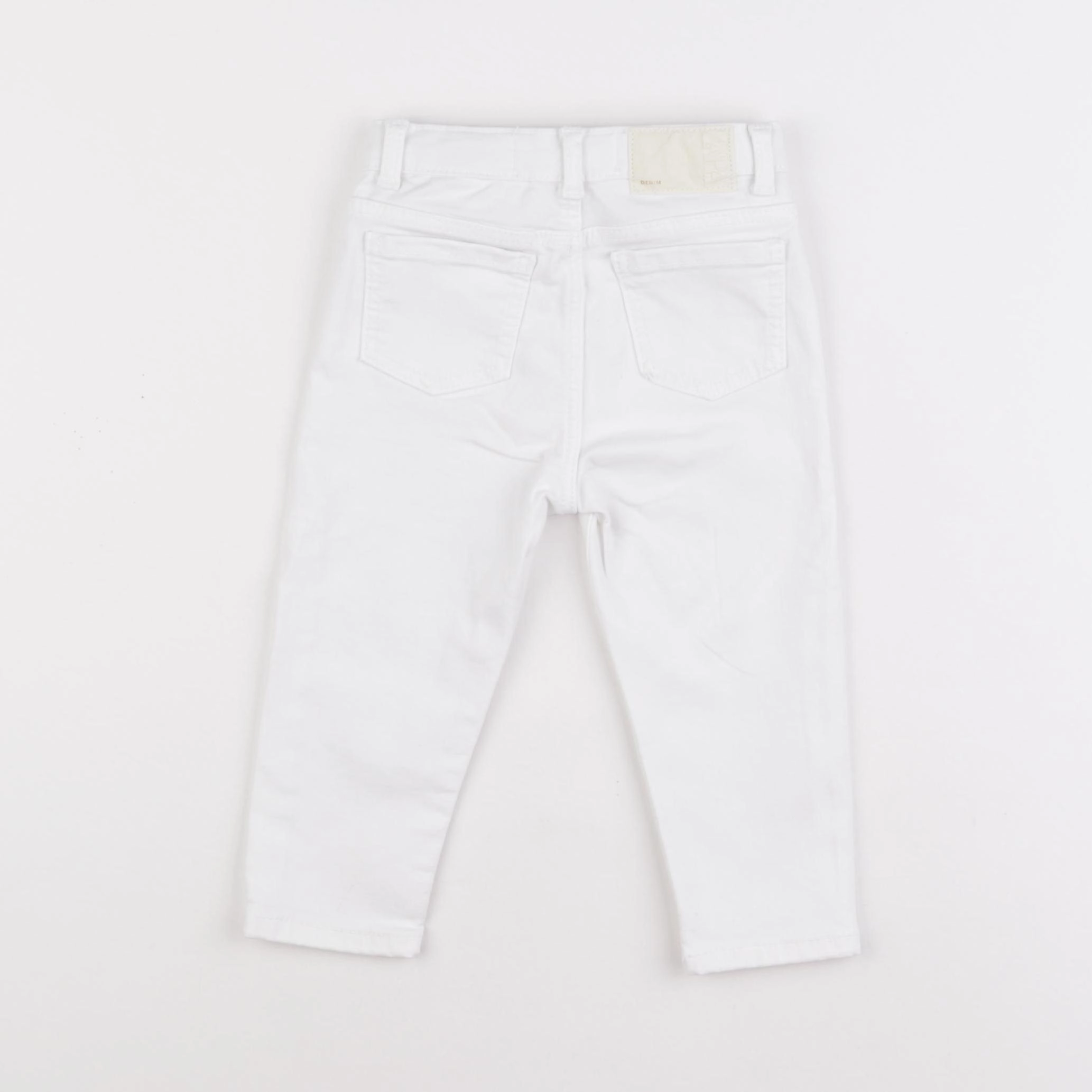 Zara - jean blanc - 12/18 mois