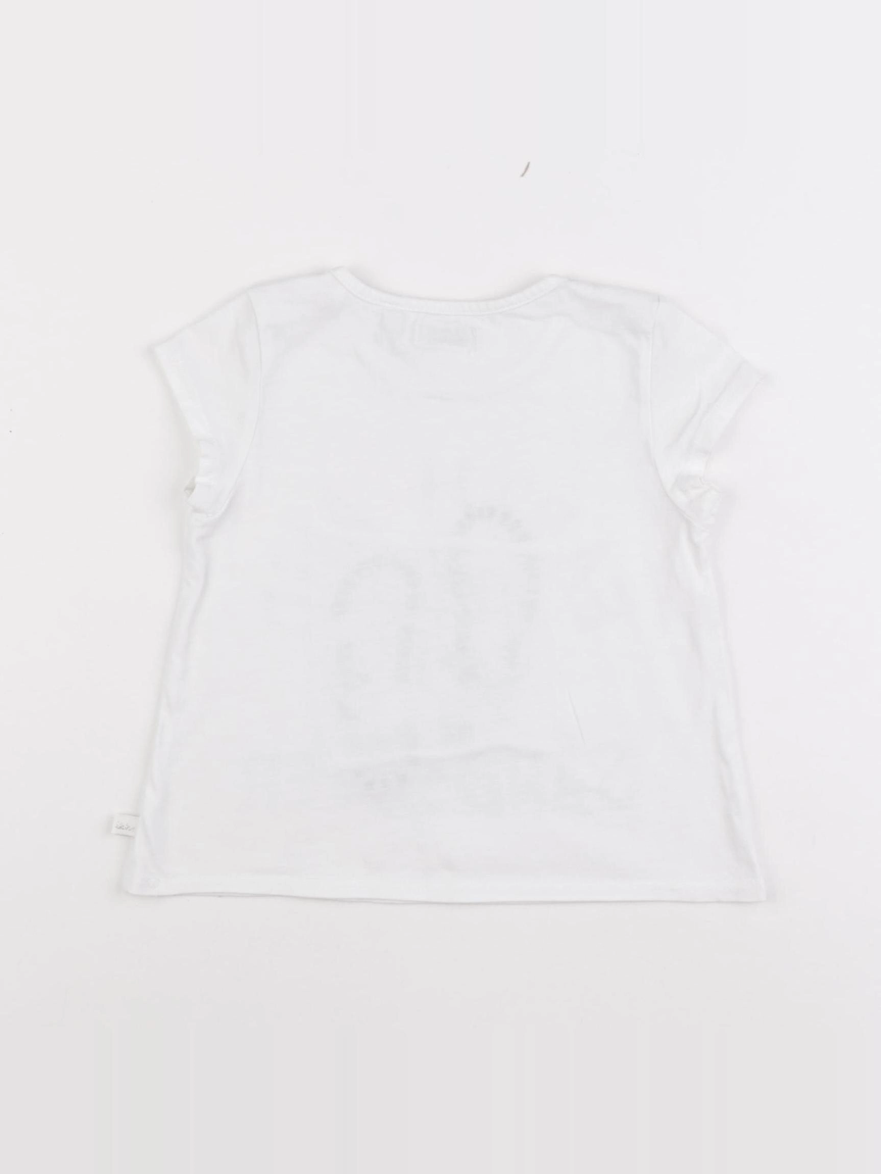 IKKS - tee-shirt blanc - 2 ans