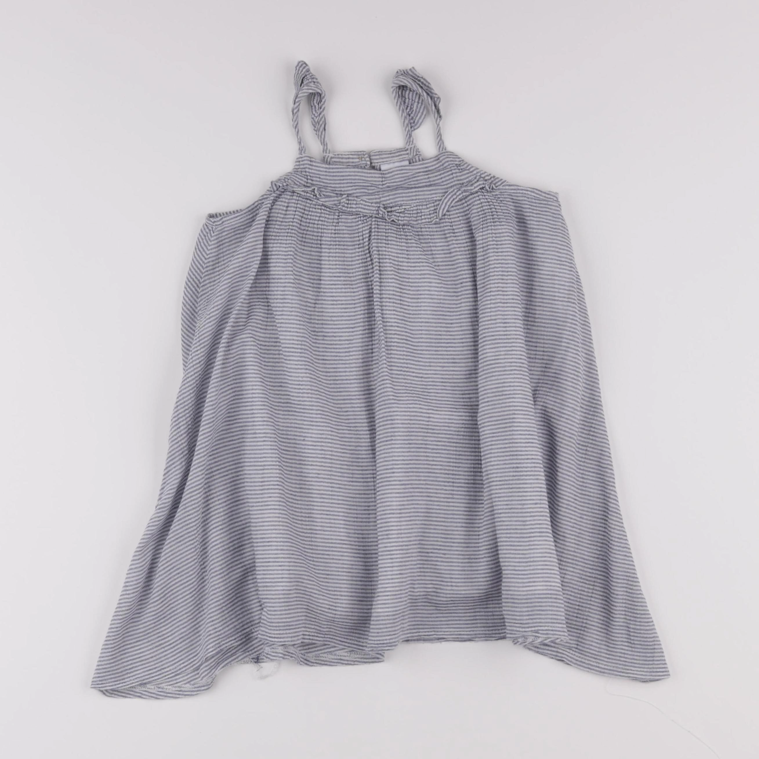 Next - robe blanc, bleu - 4 ans