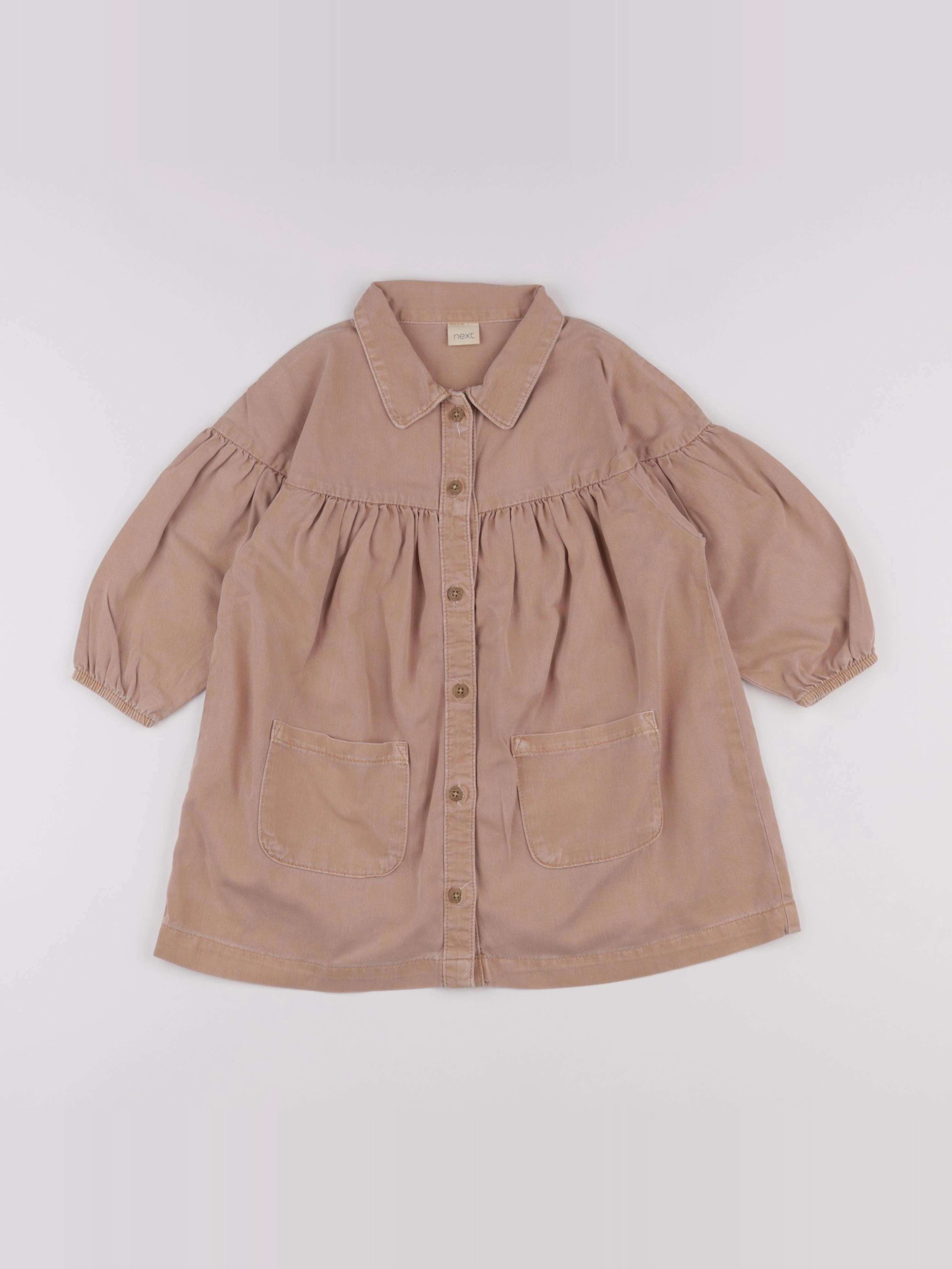 Next - robe rose - 2/3 ans