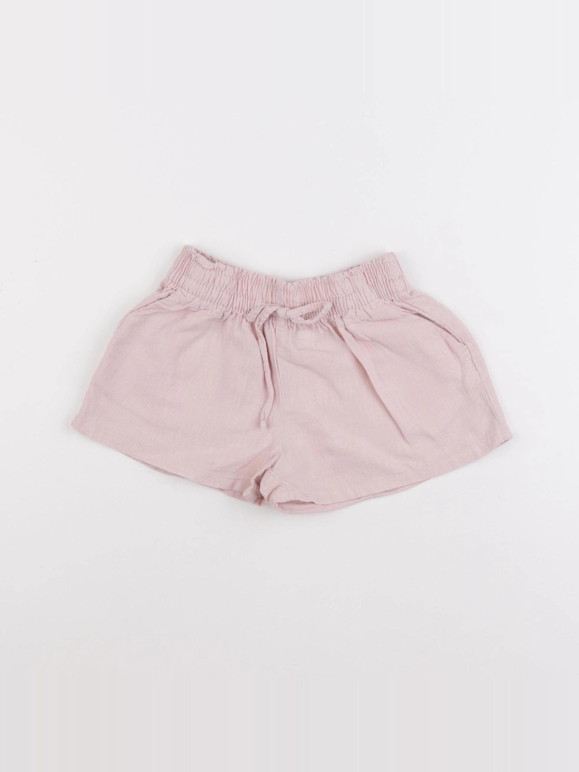 H&M - short rose - 18/24 mois
