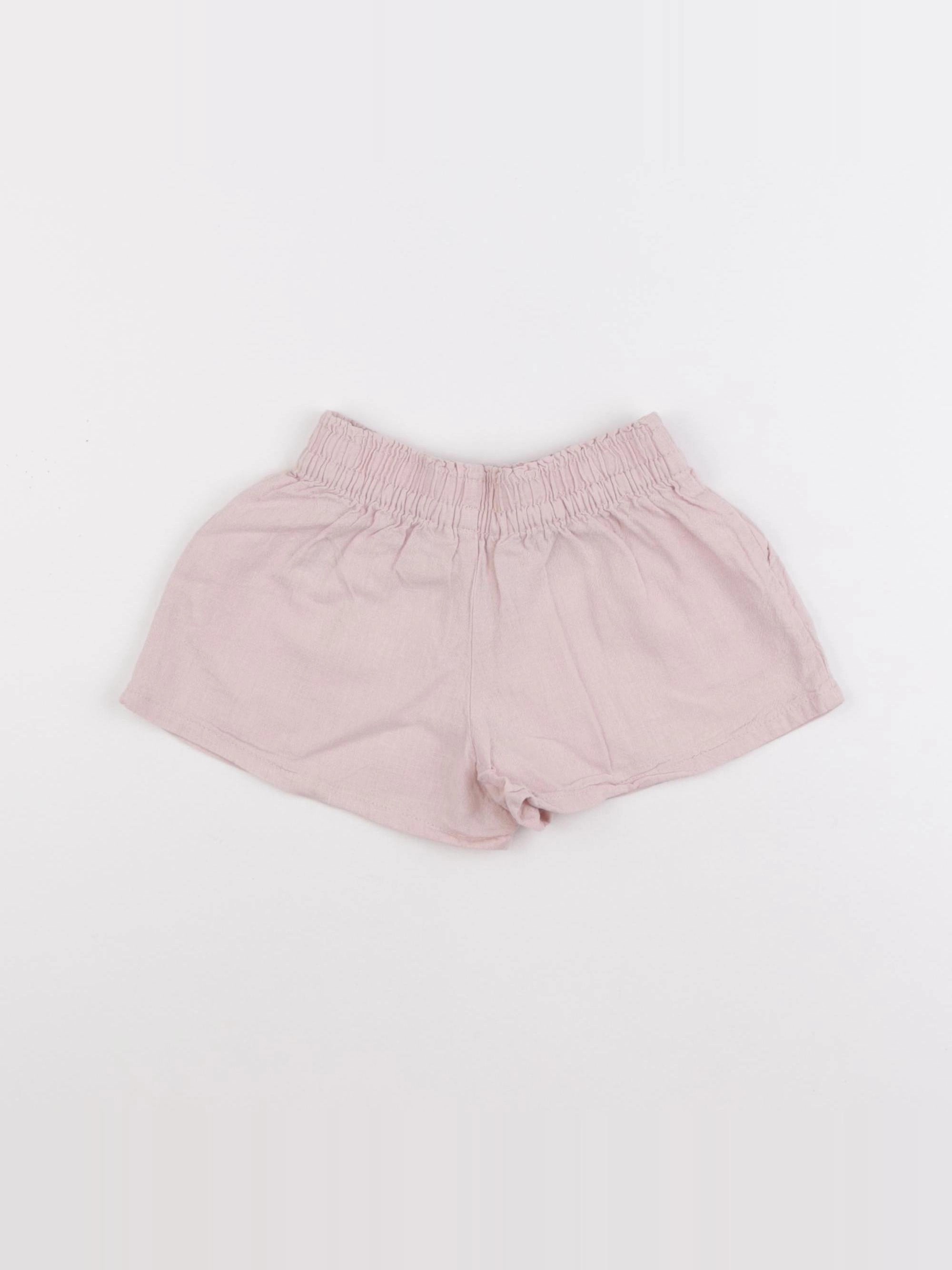 H&M - short rose - 18/24 mois