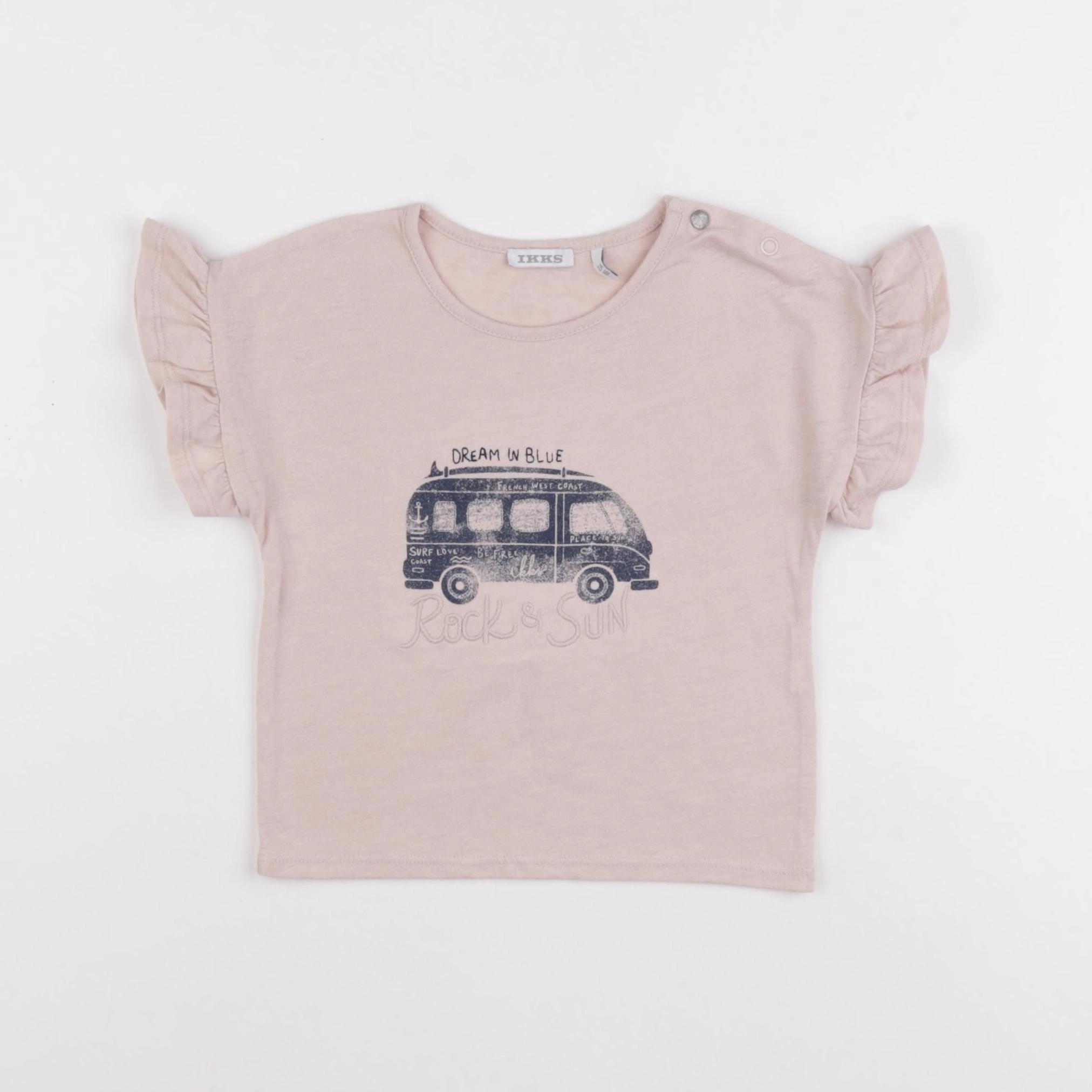 IKKS - tee-shirt rose - 2 ans