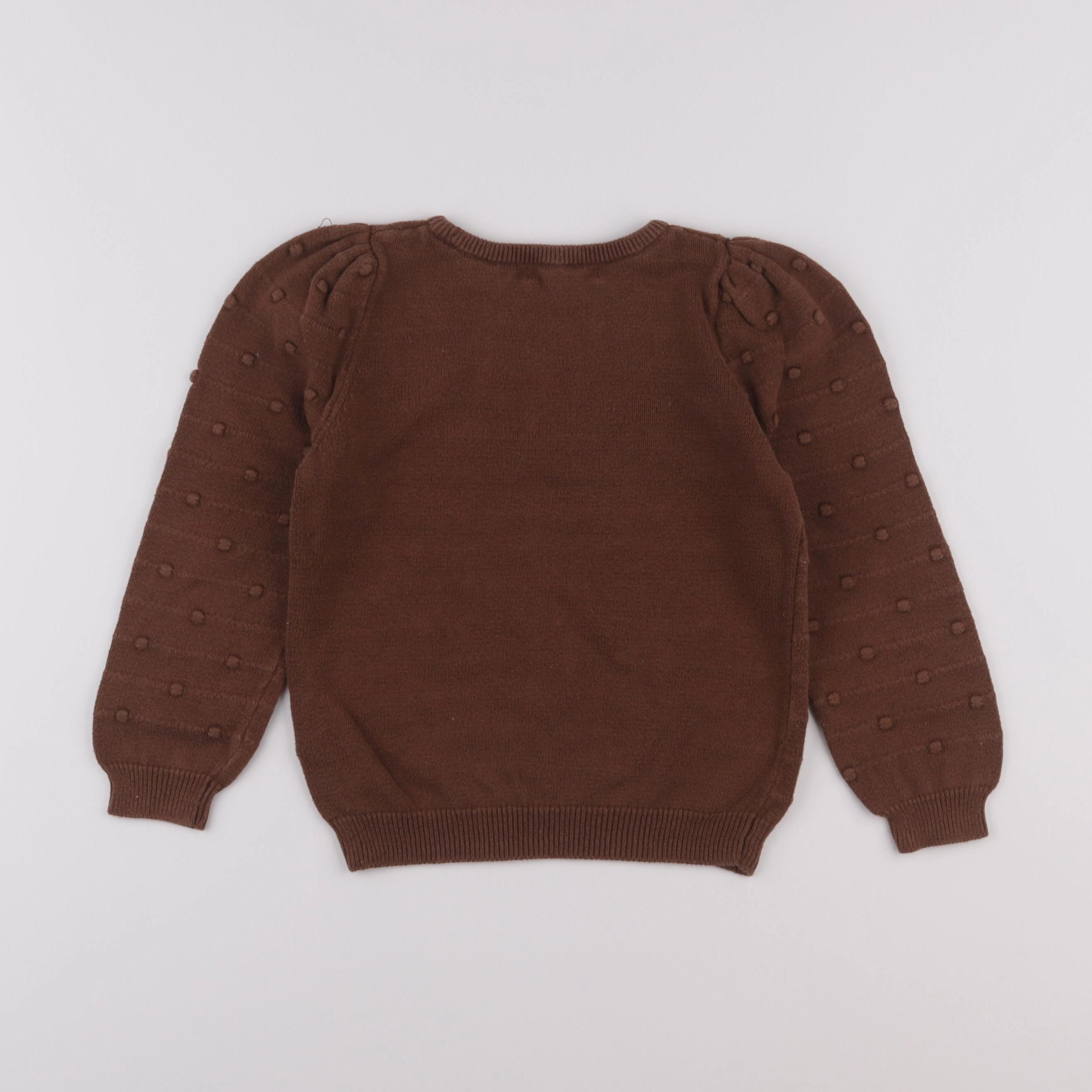 H&M - pull marron - 4/6 ans