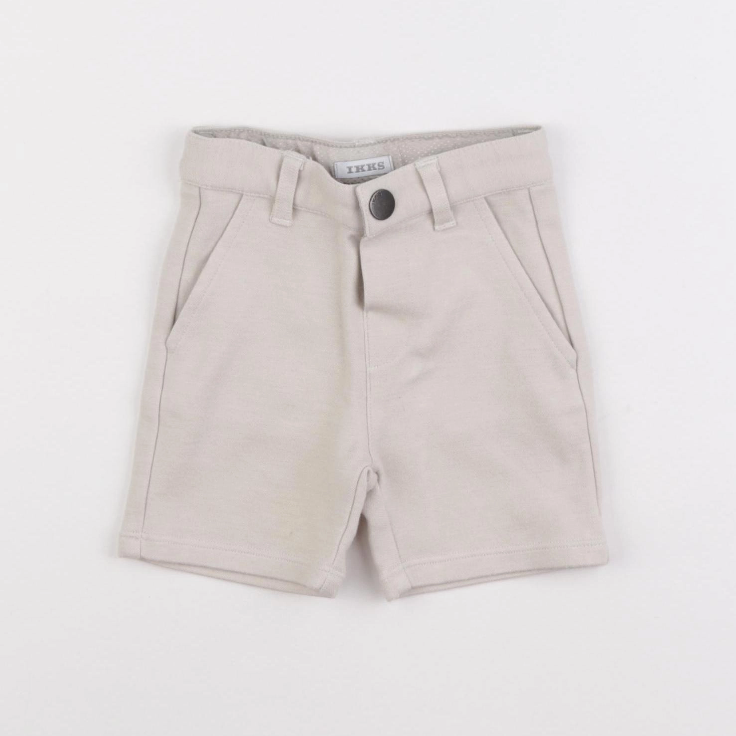 IKKS - short beige - 6 mois