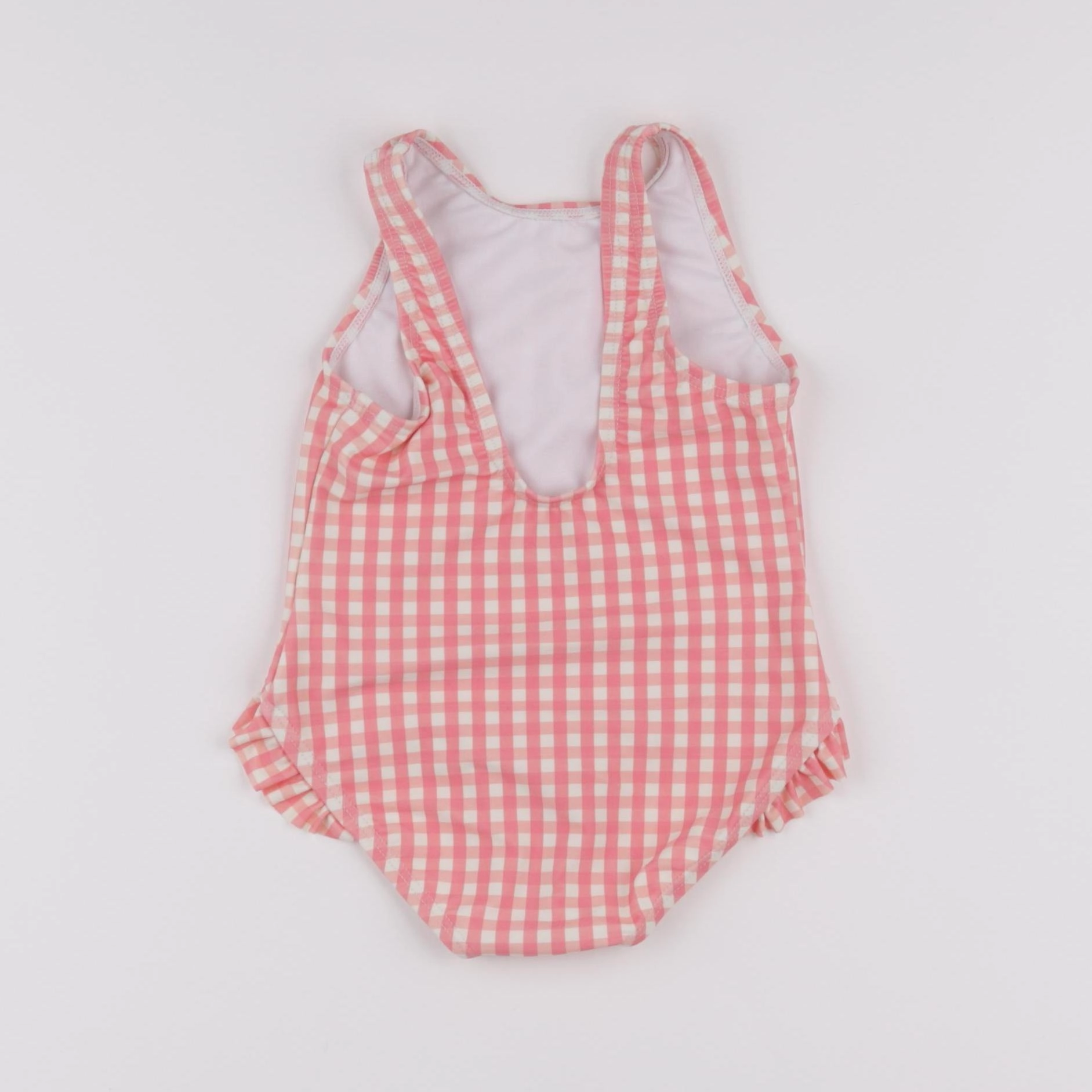 La Redoute - maillot de bain blanc, rose - 3 ans