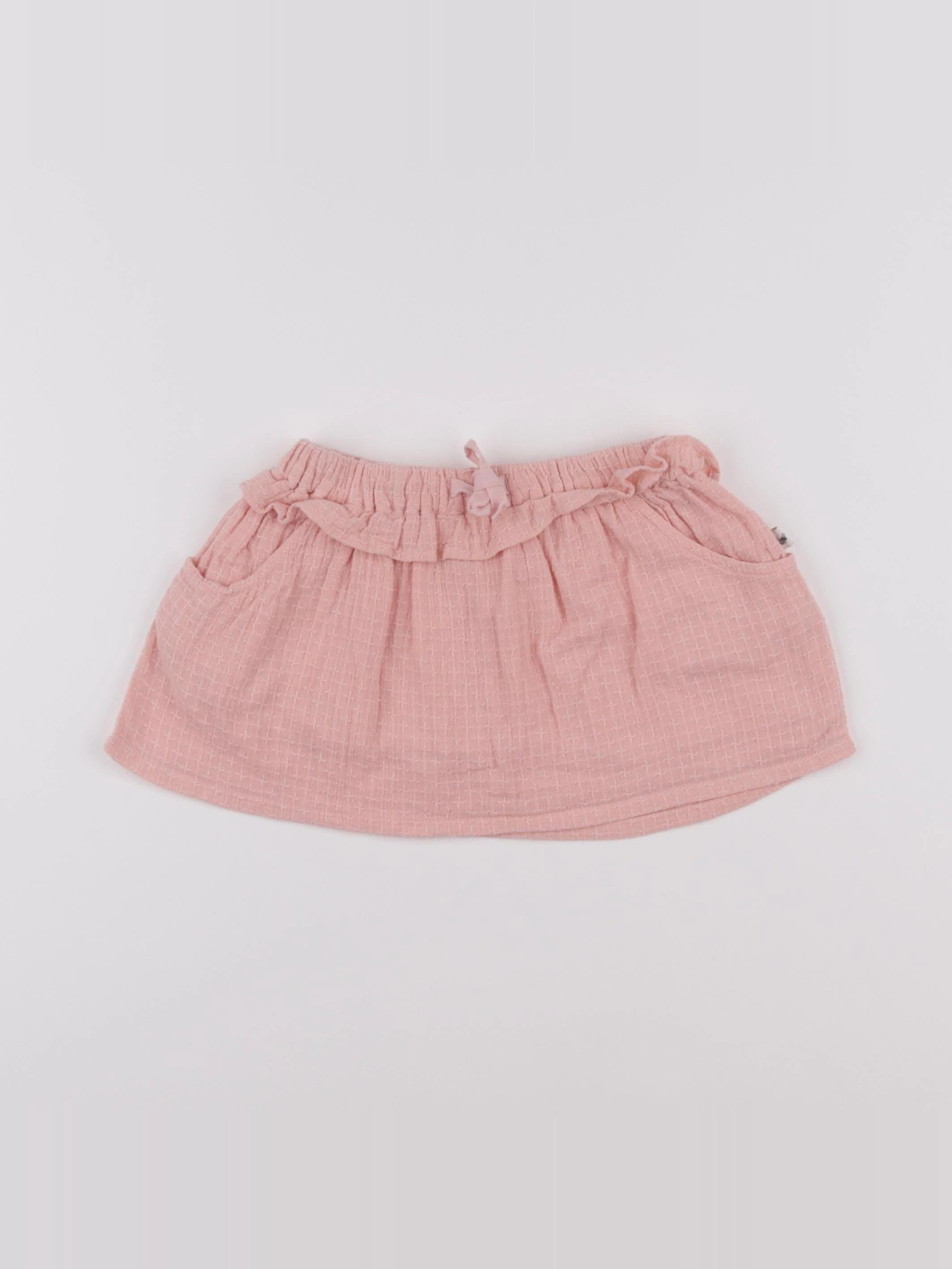 Cadet Rousselle - jupe rose - 12 mois