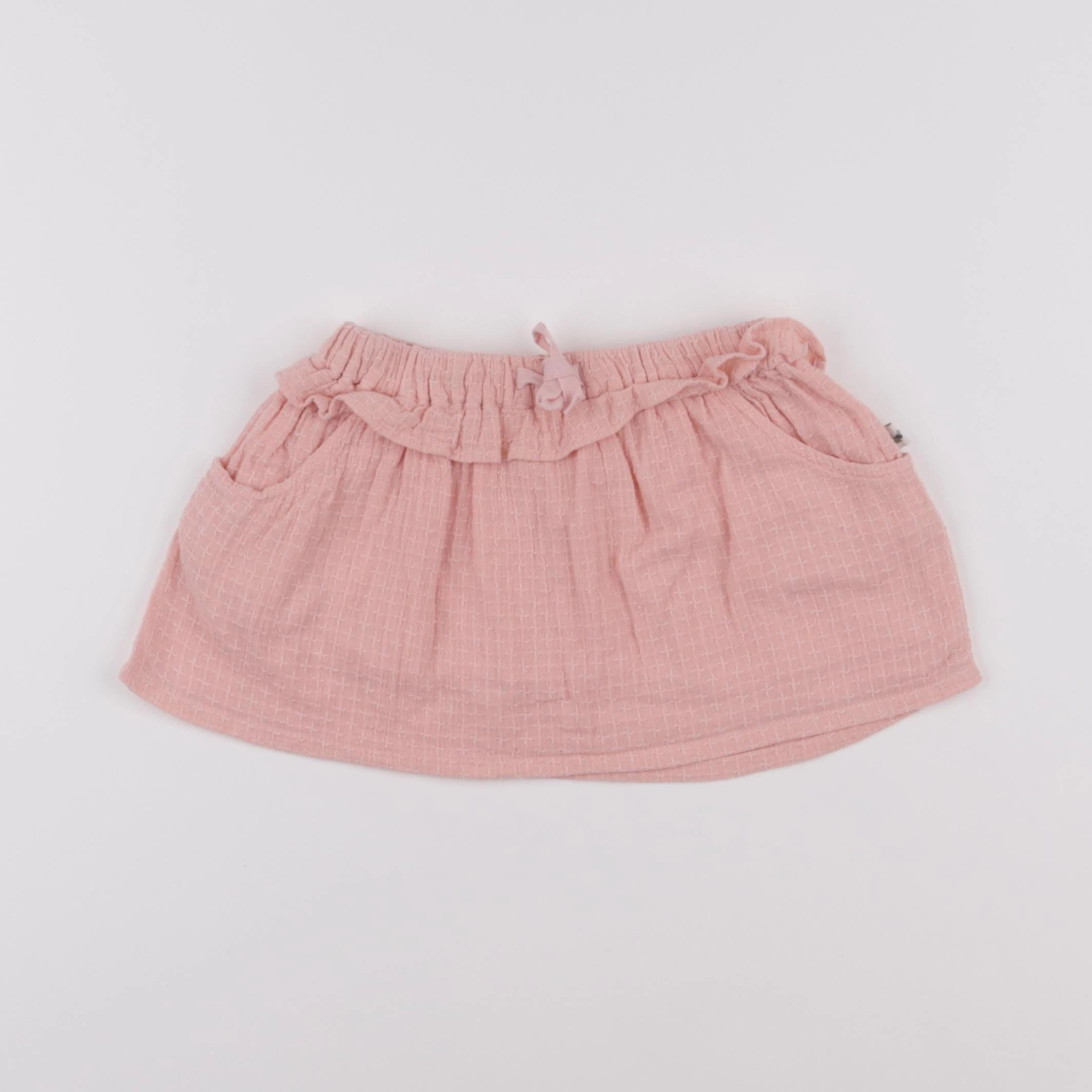 Cadet Rousselle - jupe rose - 12 mois
