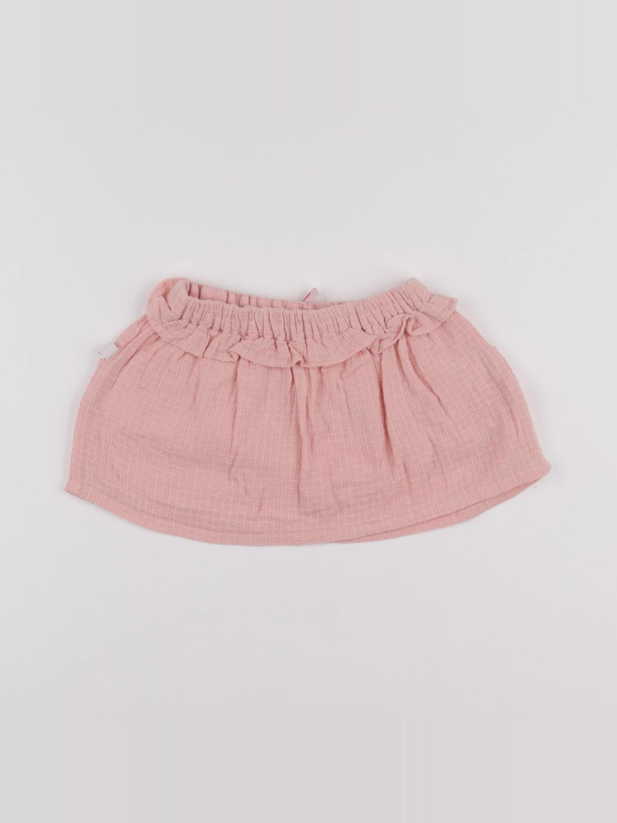 Cadet Rousselle - jupe rose - 12 mois
