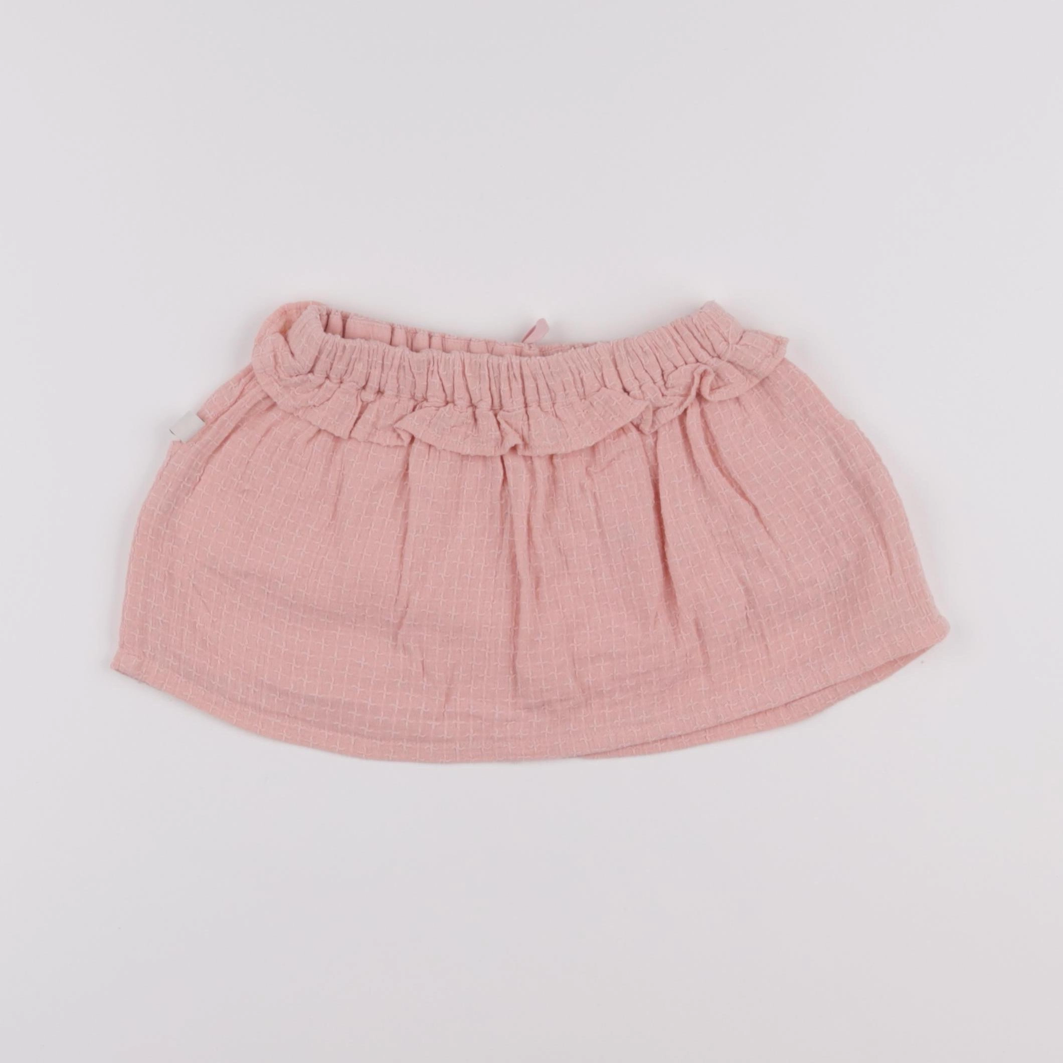 Cadet Rousselle - jupe rose - 12 mois