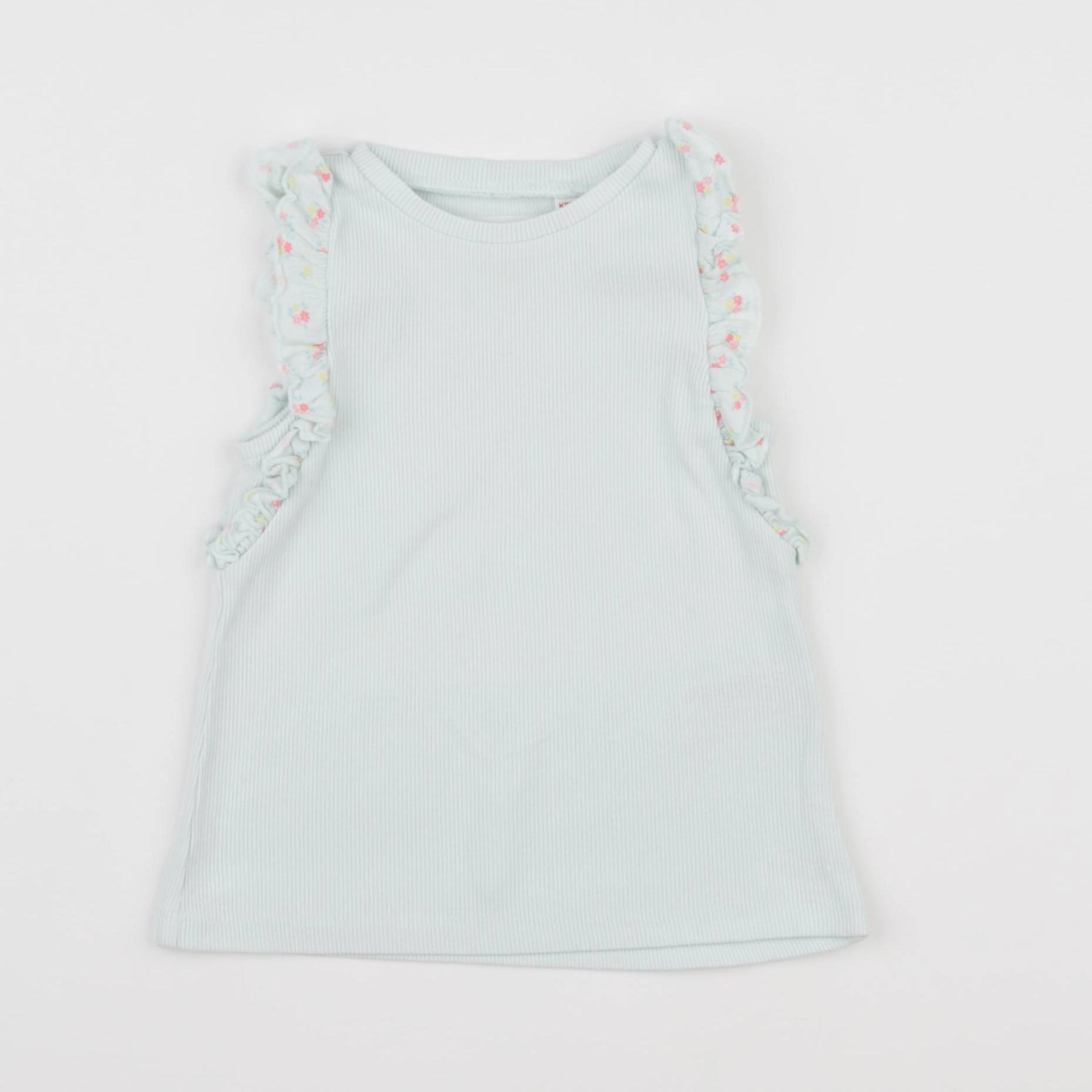 Zara - débardeur bleu - 12/18 mois