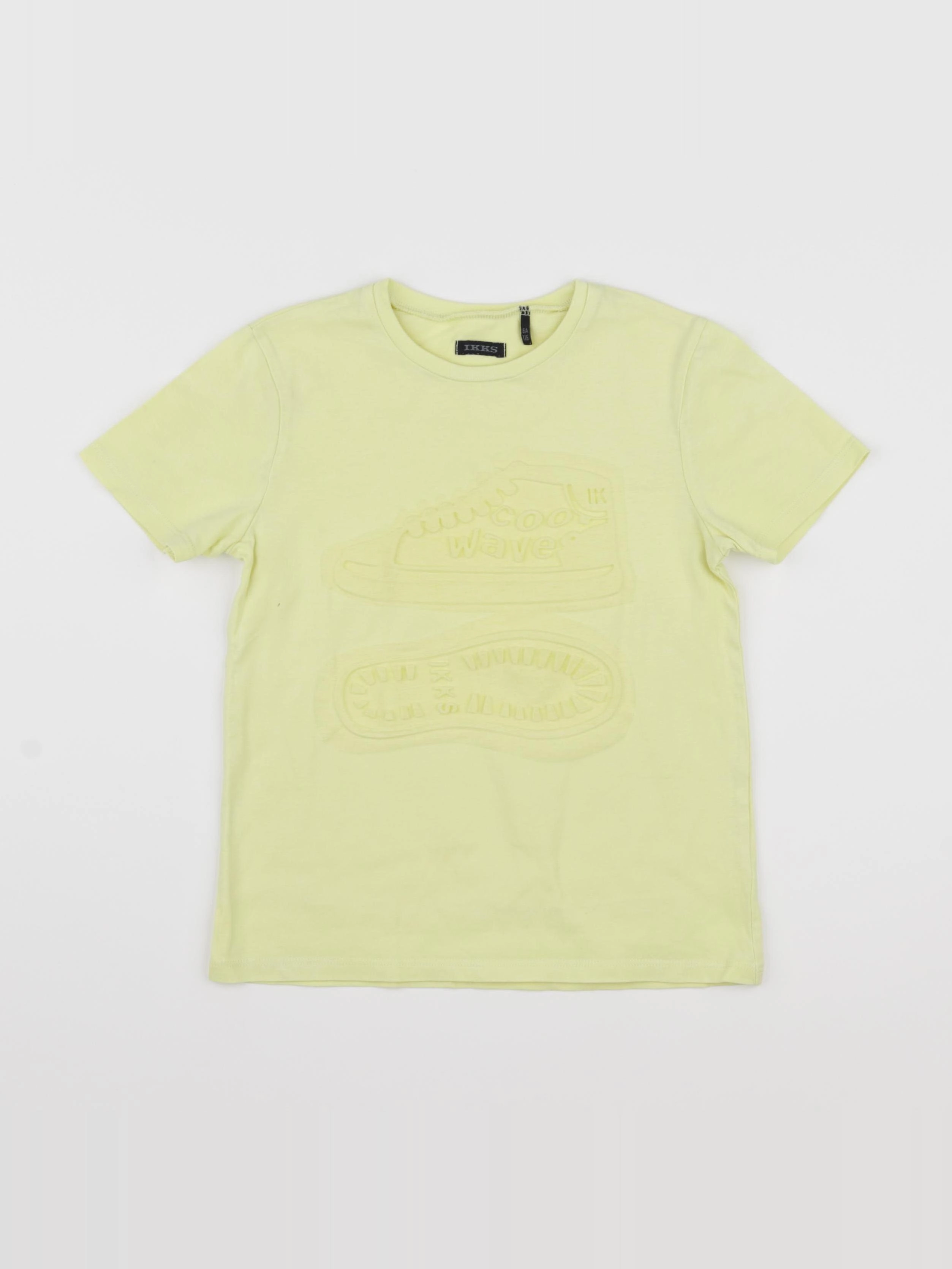 IKKS - tee-shirt jaune - 6 ans