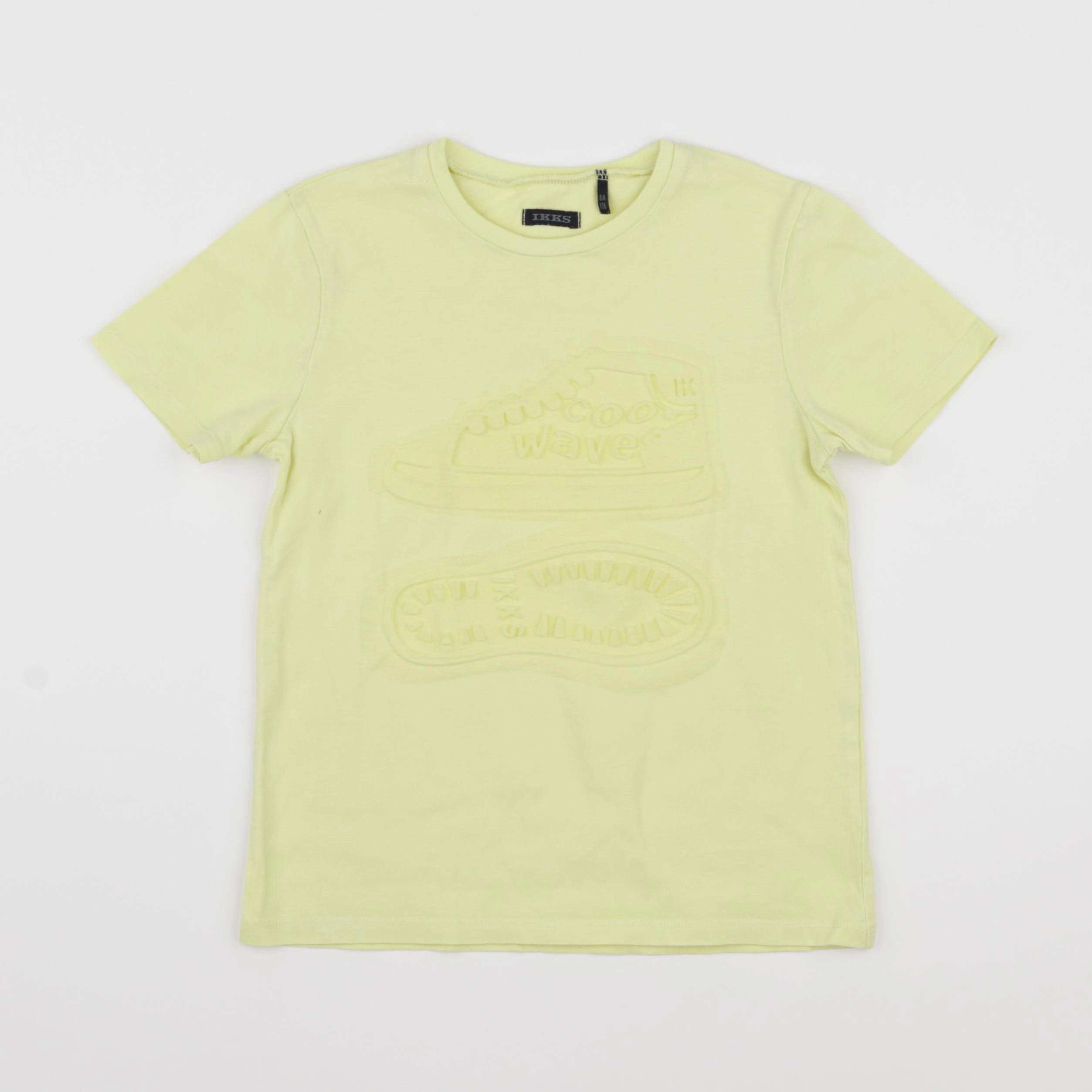 IKKS - tee-shirt jaune - 6 ans